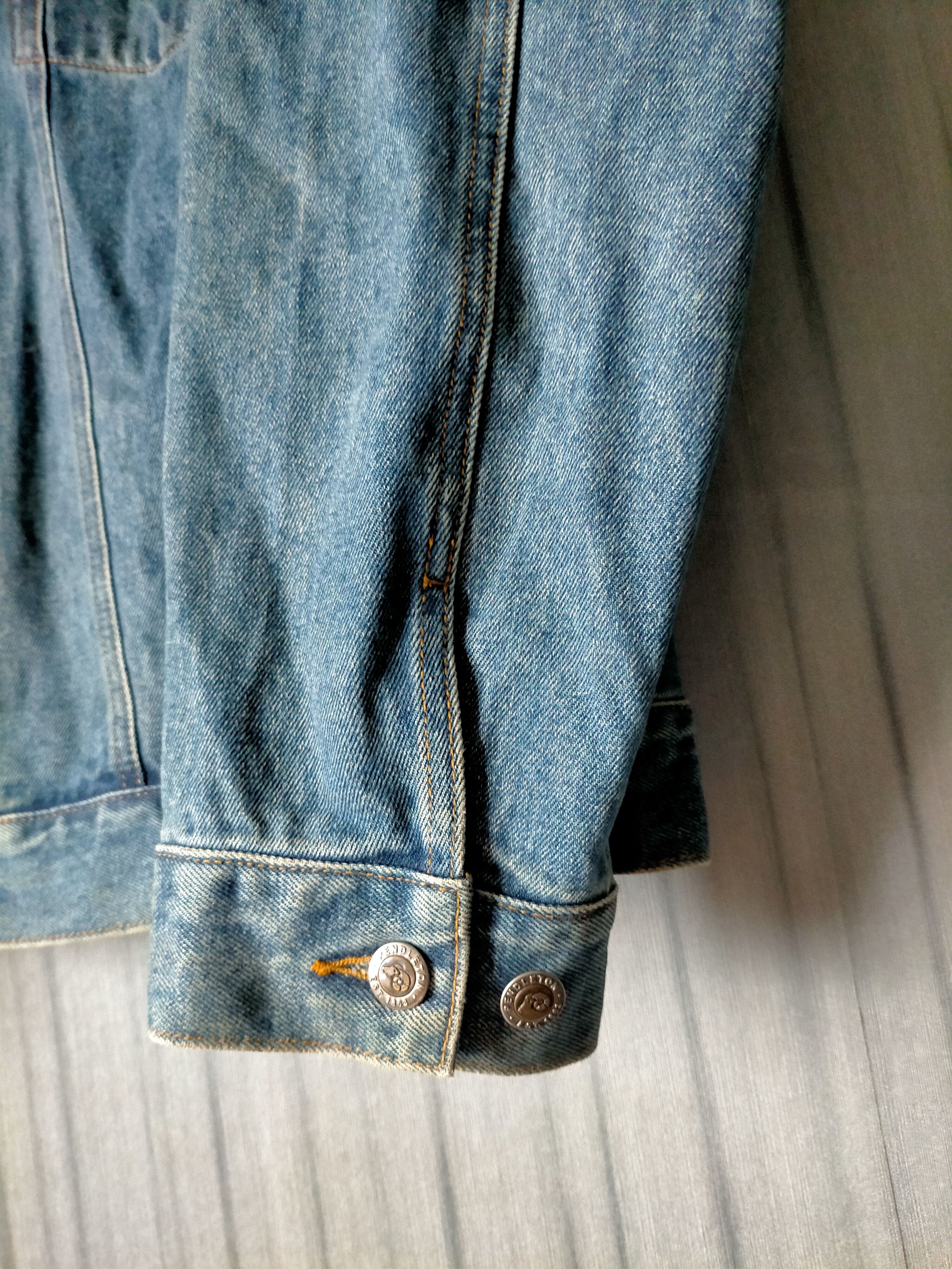 Pendleton Vintage 90s Pendleton Wool Denim Jacket Jeans Size US XL / EU 56 / 4 - 19 Thumbnail