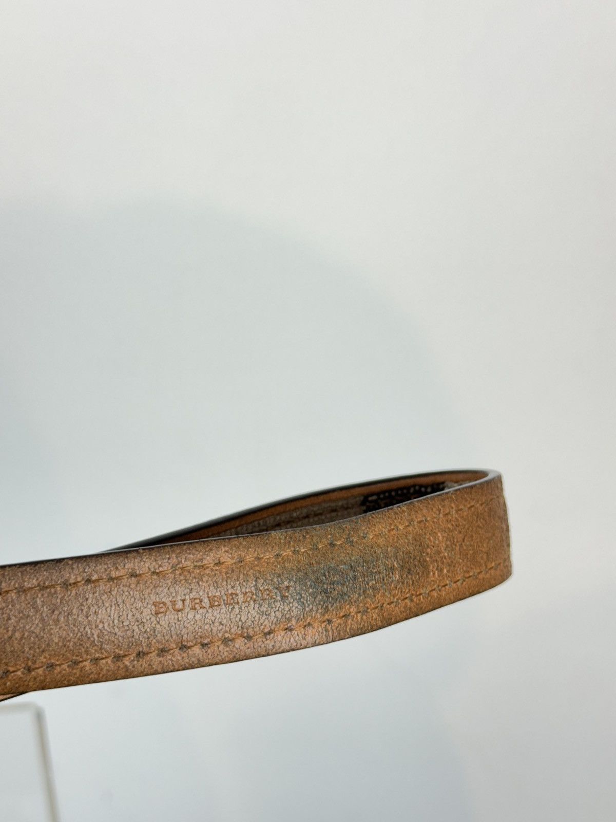 Burberry Leather belt Burberry y2k original luxury casual item Size ONE SIZE - 4 Thumbnail