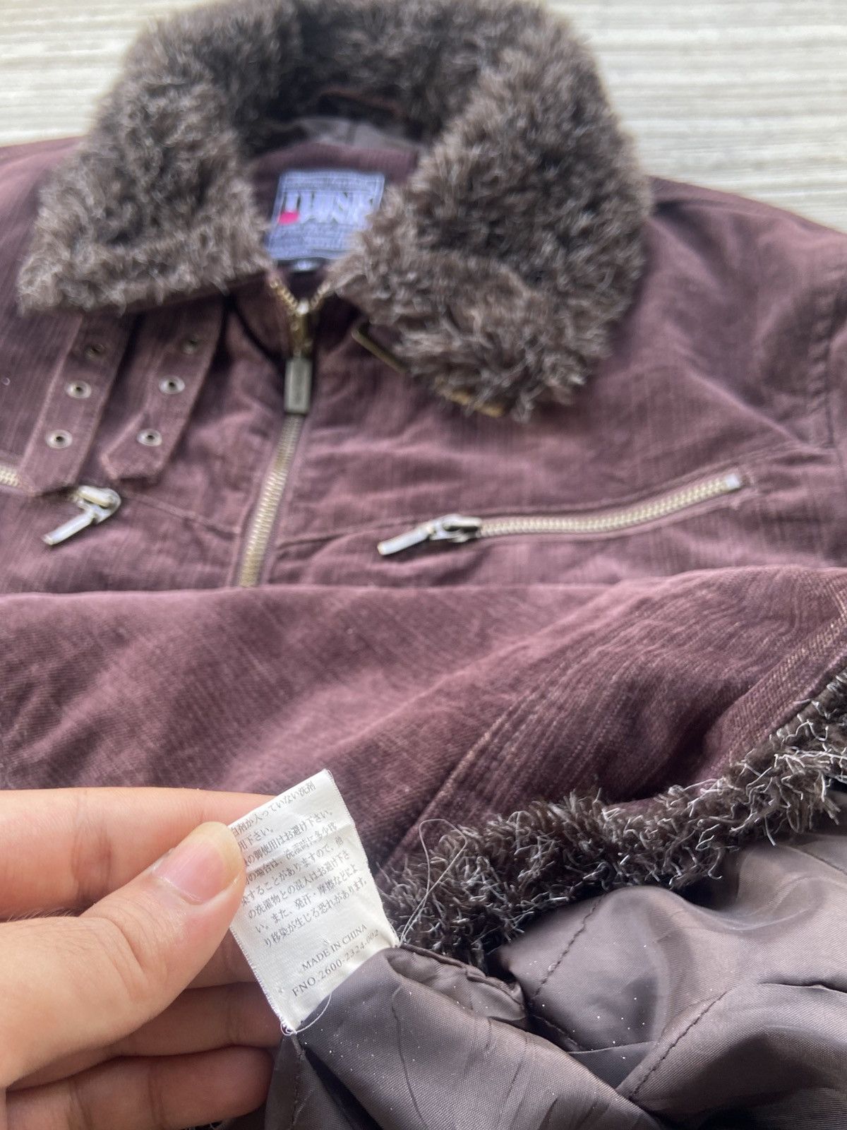 If Six Was Nine Vintage Think Pink Faux Fur Collar Jacket – XL Size US M / EU 48-50 / 2 - 7 Thumbnail