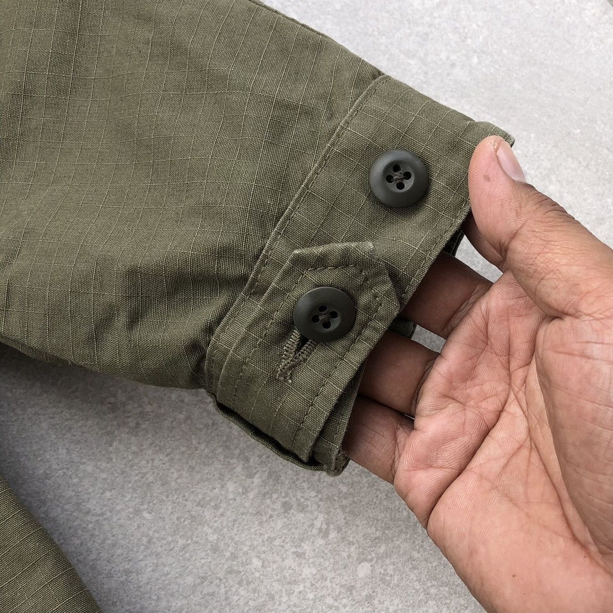 Pure Blue Japan F.W.U RIPSTOP PLAIN OVERSHIRT JAPAN BLUE JEANS Size US M / EU 48-50 / 2 - 8 Thumbnail