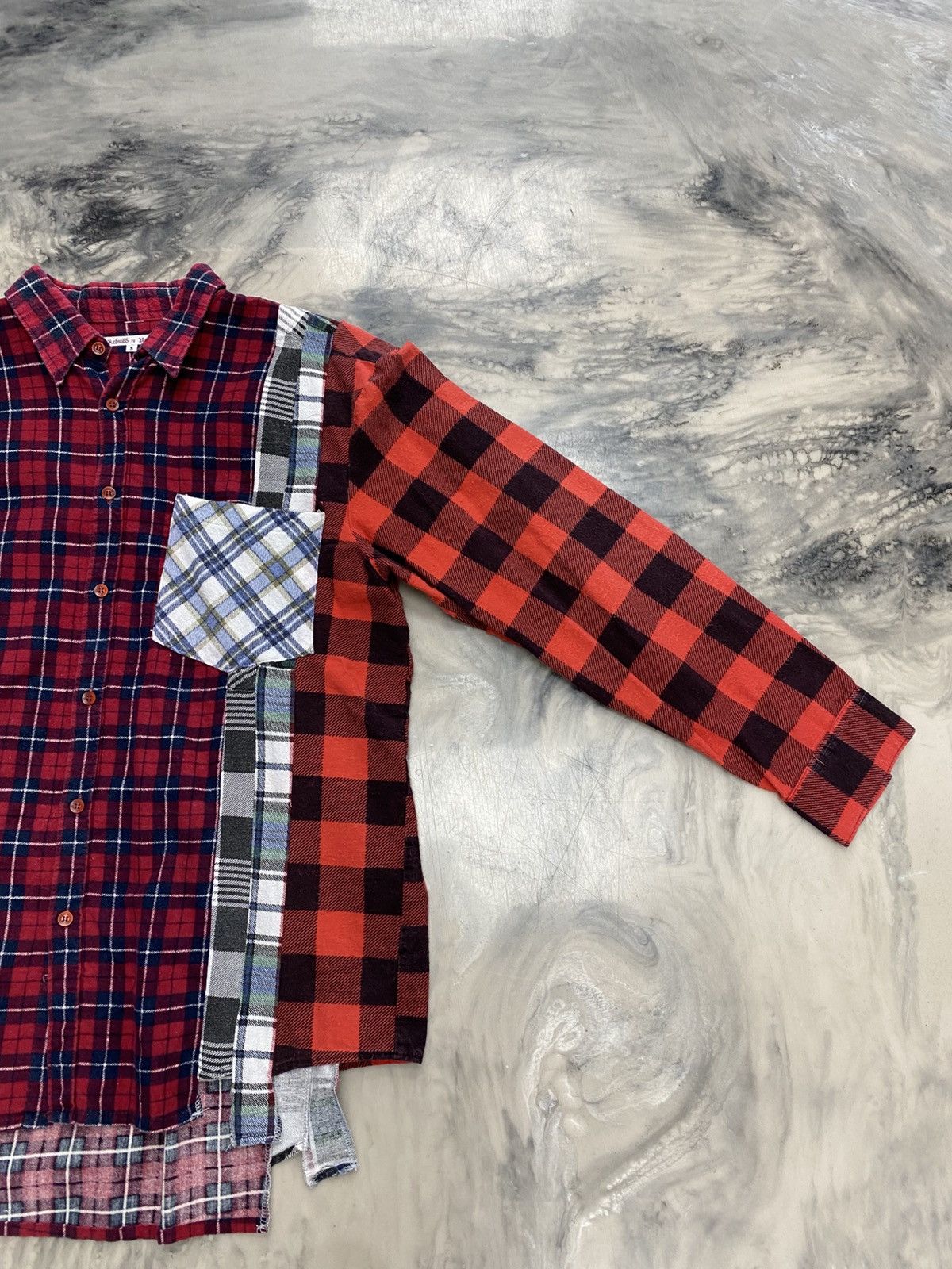 Needles Needles 7 cuts rebuild button up shirt small authentic Size US S / EU 44-46 / 1 - 3 Thumbnail