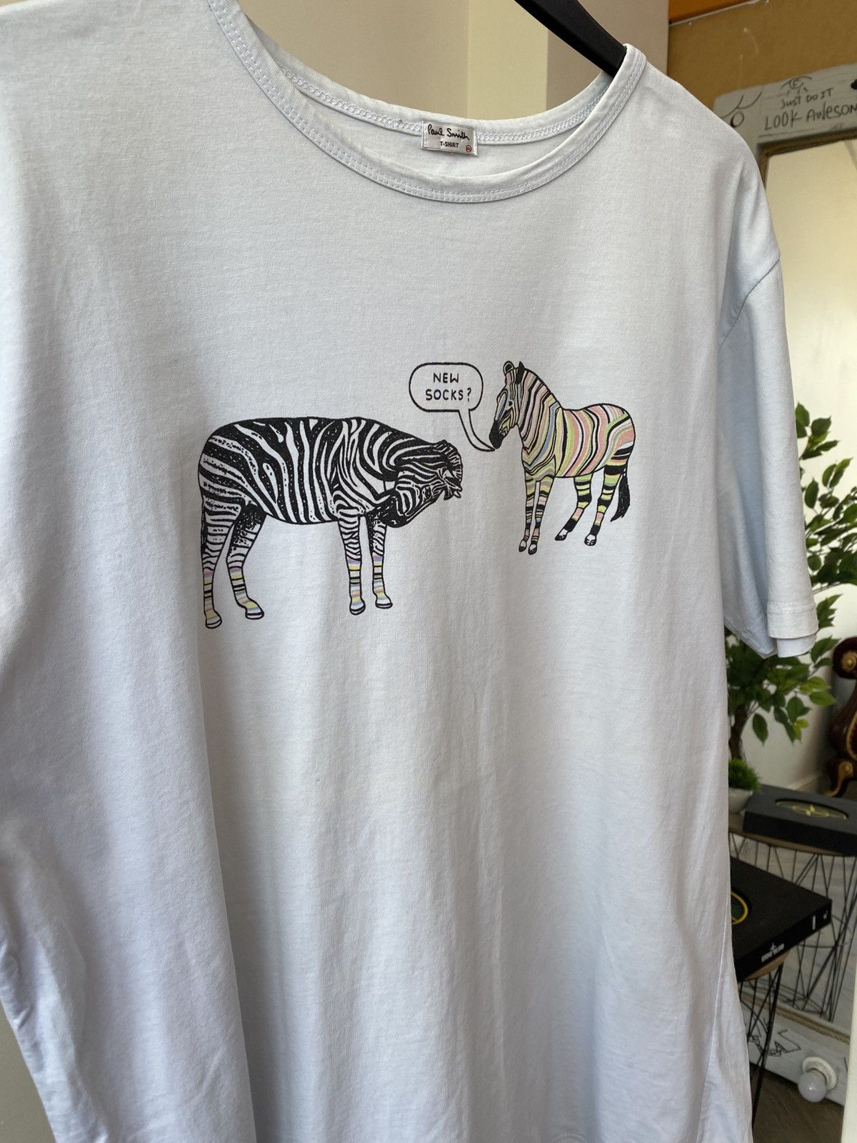 Designer × Paul Smith × Vintage Vintage Paul Smith Zebras Tee Size US M / EU 48-50 / 2 - 9 Thumbnail