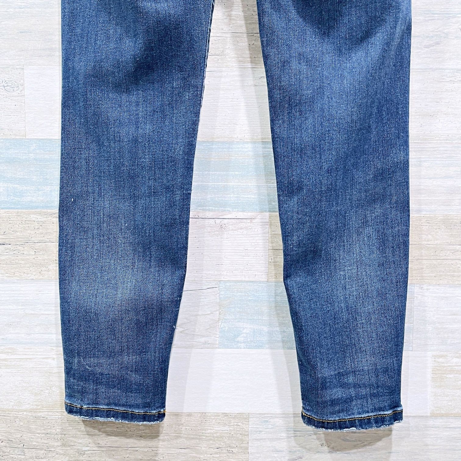 Other Judy Blue Mid Rise Distressed Crop Skinny Jeans Dark 28 Size 28" / US 6 / IT 42 - 6 Thumbnail