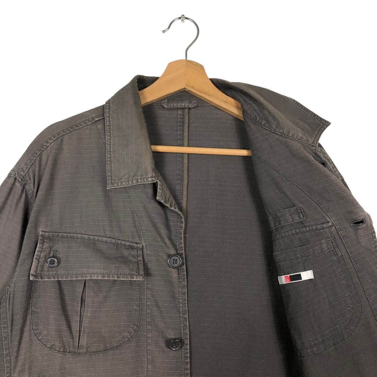 Japanese Brand 🔥Cargo Jacket Multi Pocket G Japan Good Enough Slant Pocket Size US M / EU 48-50 / 2 - 9 Thumbnail