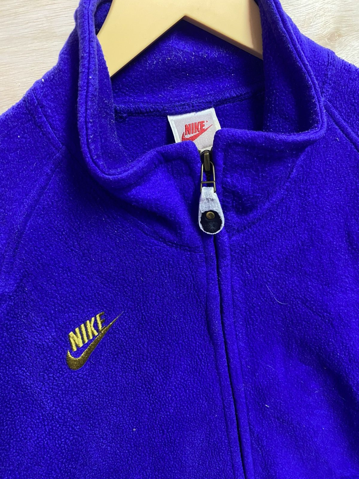 Nike Vintage nike fleece jacket Size US XL / EU 56 / 4 - 4 Thumbnail