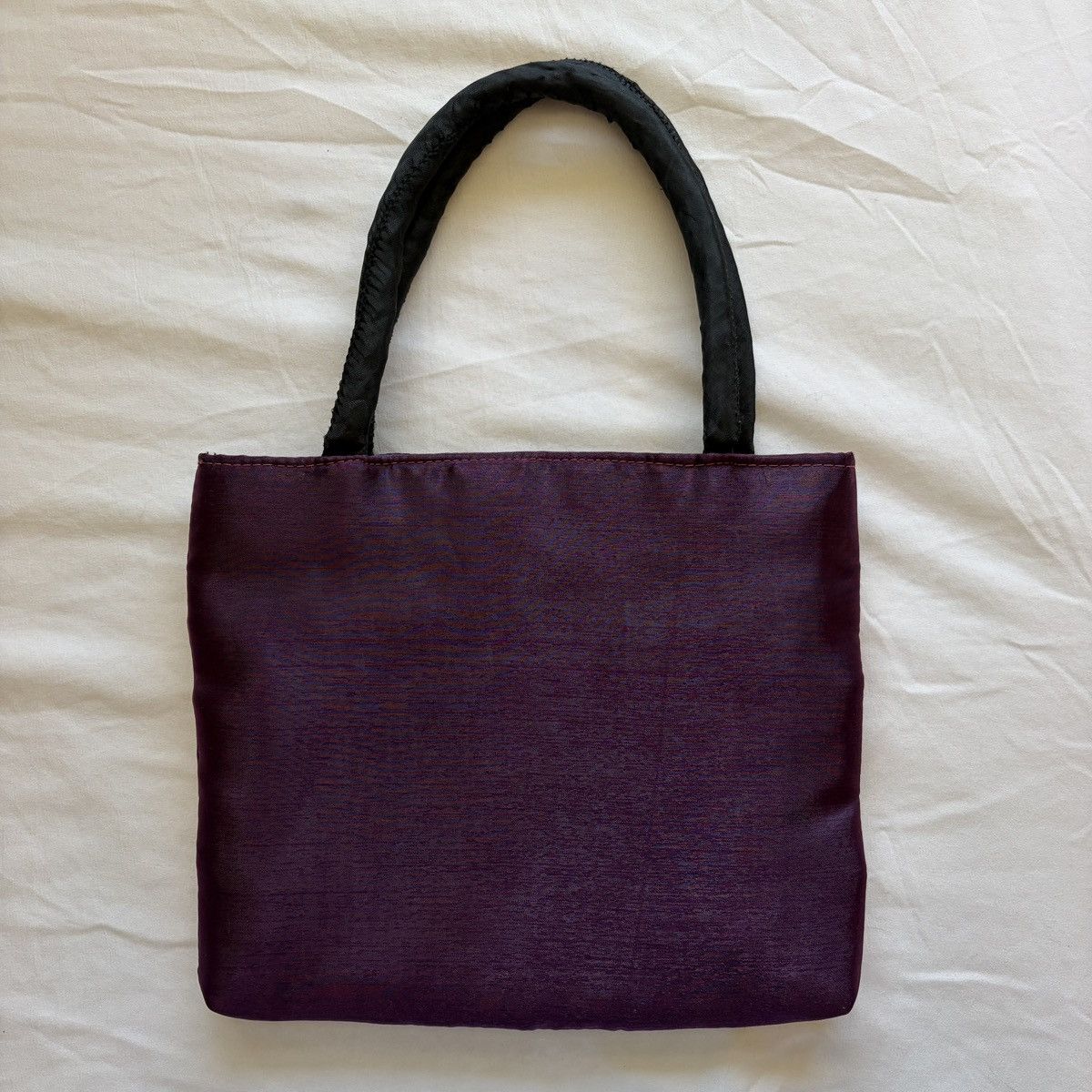 Other Purple floral embroidered mini tote bag Size ONE SIZE - 3 Thumbnail