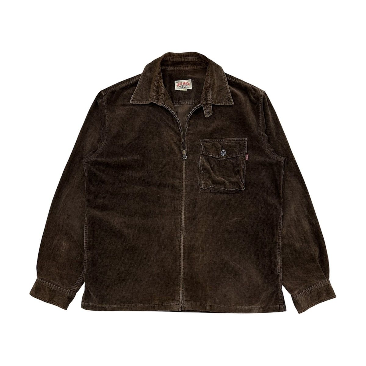 Smith's American Vintage Smith’s American Suede Zip Up Jacket Workwear Size US M / EU 48-50 / 2 - 1 Thumbnail