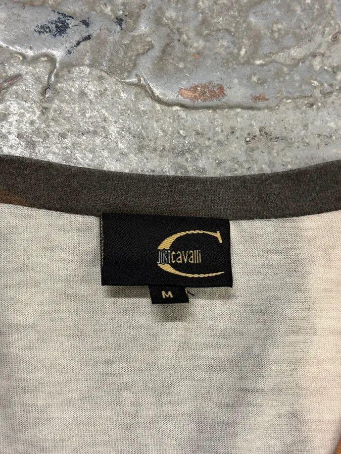 Just Cavalli SS2002 Cavalli Orange Lava Hallucination Longsleeve T-Shirt Size S / US 4 / IT 40 - 10 Thumbnail