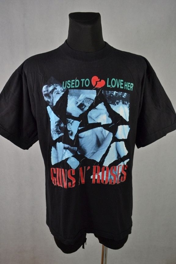 Band Tees Vintage 1989 Guns N Roses Used to Love Her perfect t-shirt Size US L / EU 52-54 / 3 - 1 Thumbnail