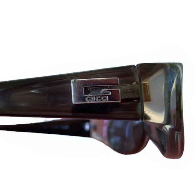 Vintage 🧿GG sunglasses grey/green Size ONE SIZE - 4 Thumbnail
