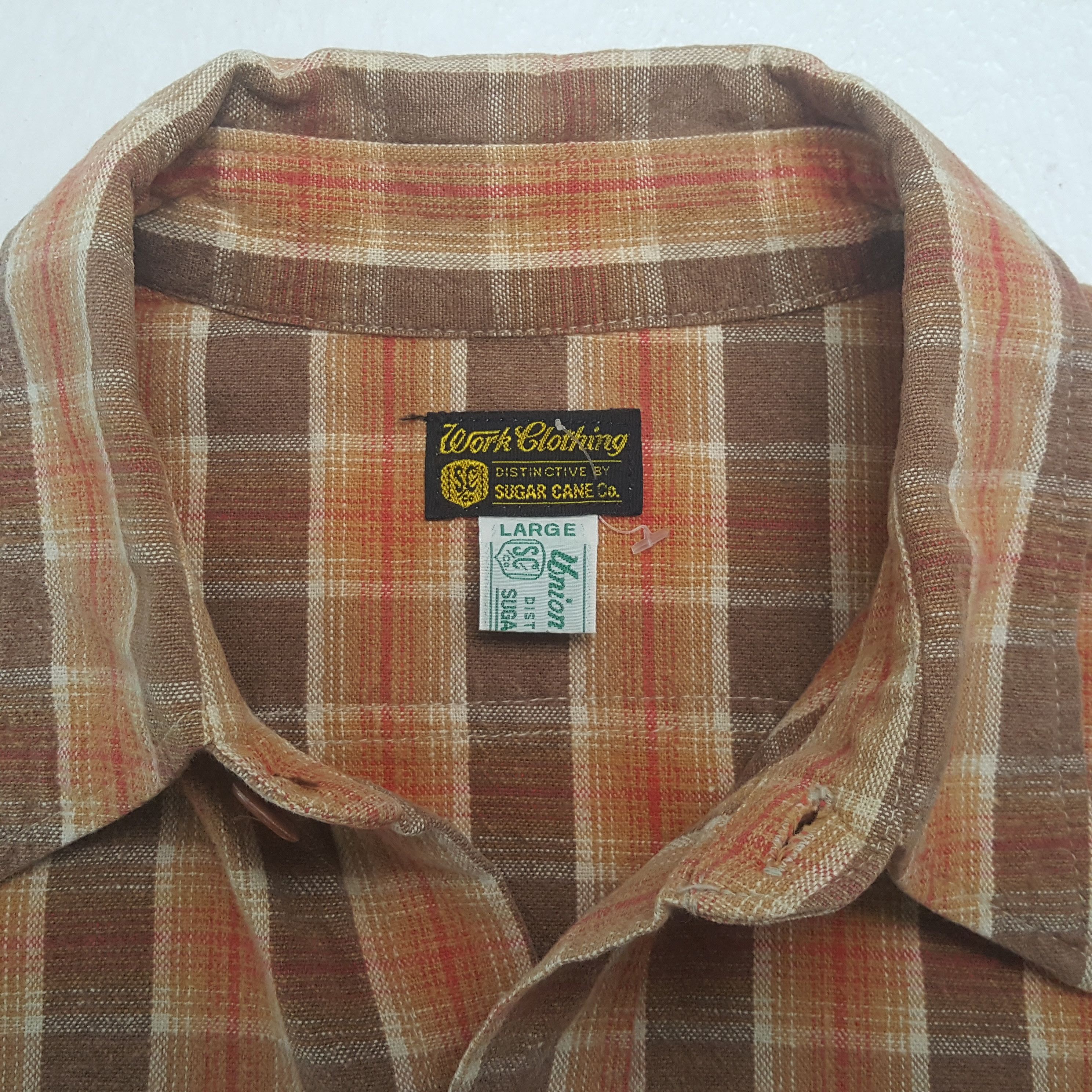 Sugar Cane Vintage Sugar Cane Toyo Japanese Brand Shirt C294N42 Size US L / EU 52-54 / 3 - 6 Thumbnail