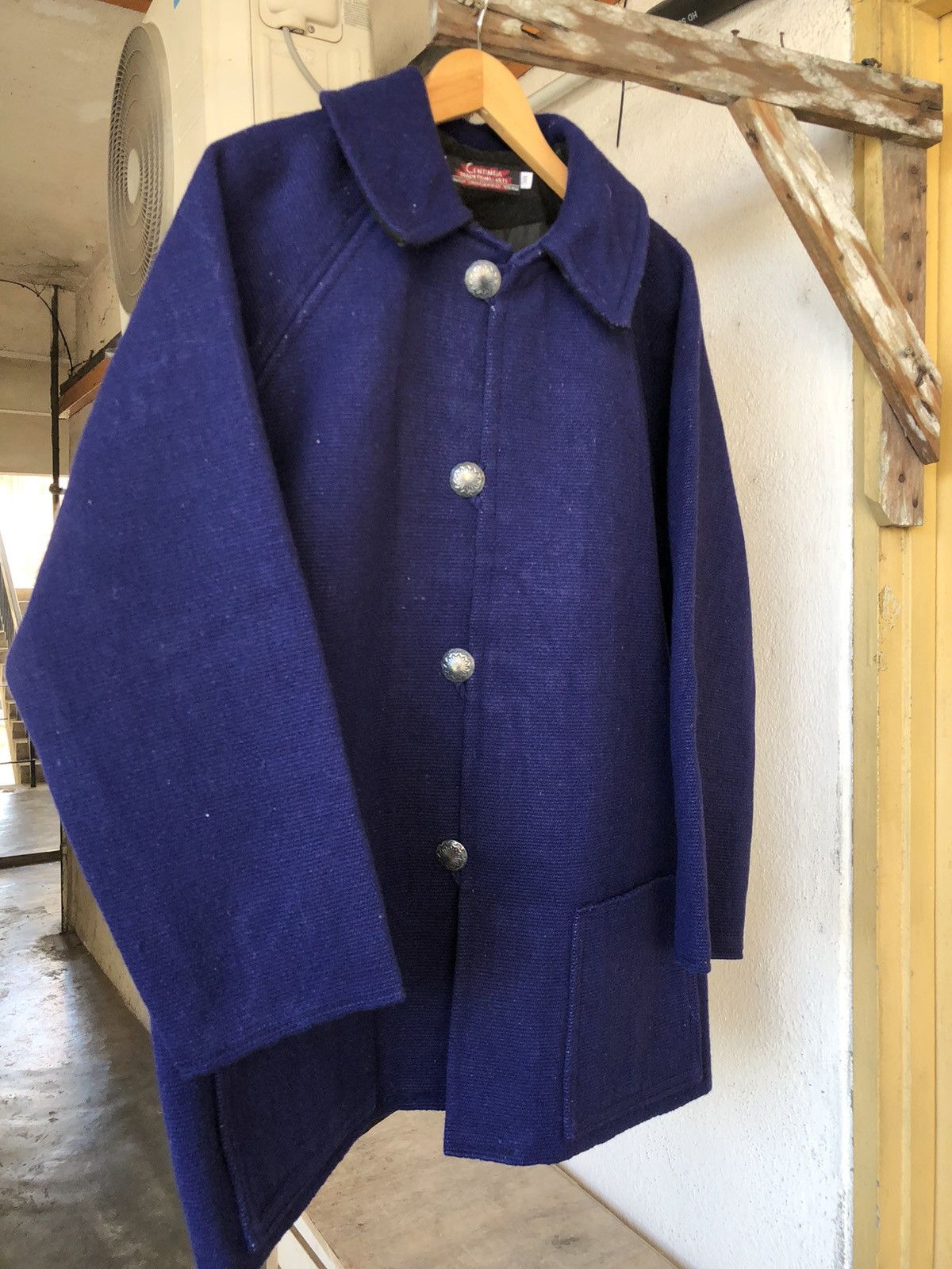 Vintage Rare🔥Vintage Chimayo Centinela HandWoven Wool Heavy Jacket Size US L / EU 52-54 / 3 - 15 Thumbnail