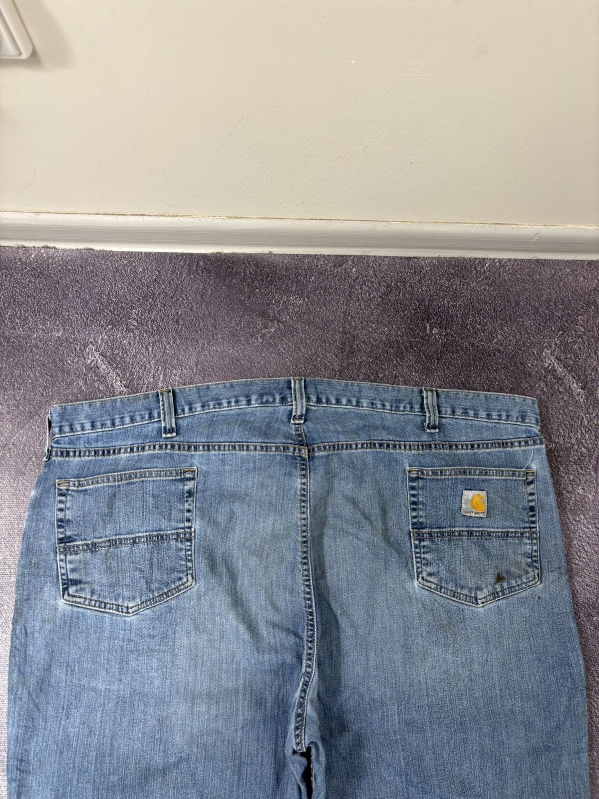 Carhartt Vintage Carhartt Y2K Distressed Denim Hype Skate Baggy Jeans Size US 44 / EU 60 - 7 Thumbnail