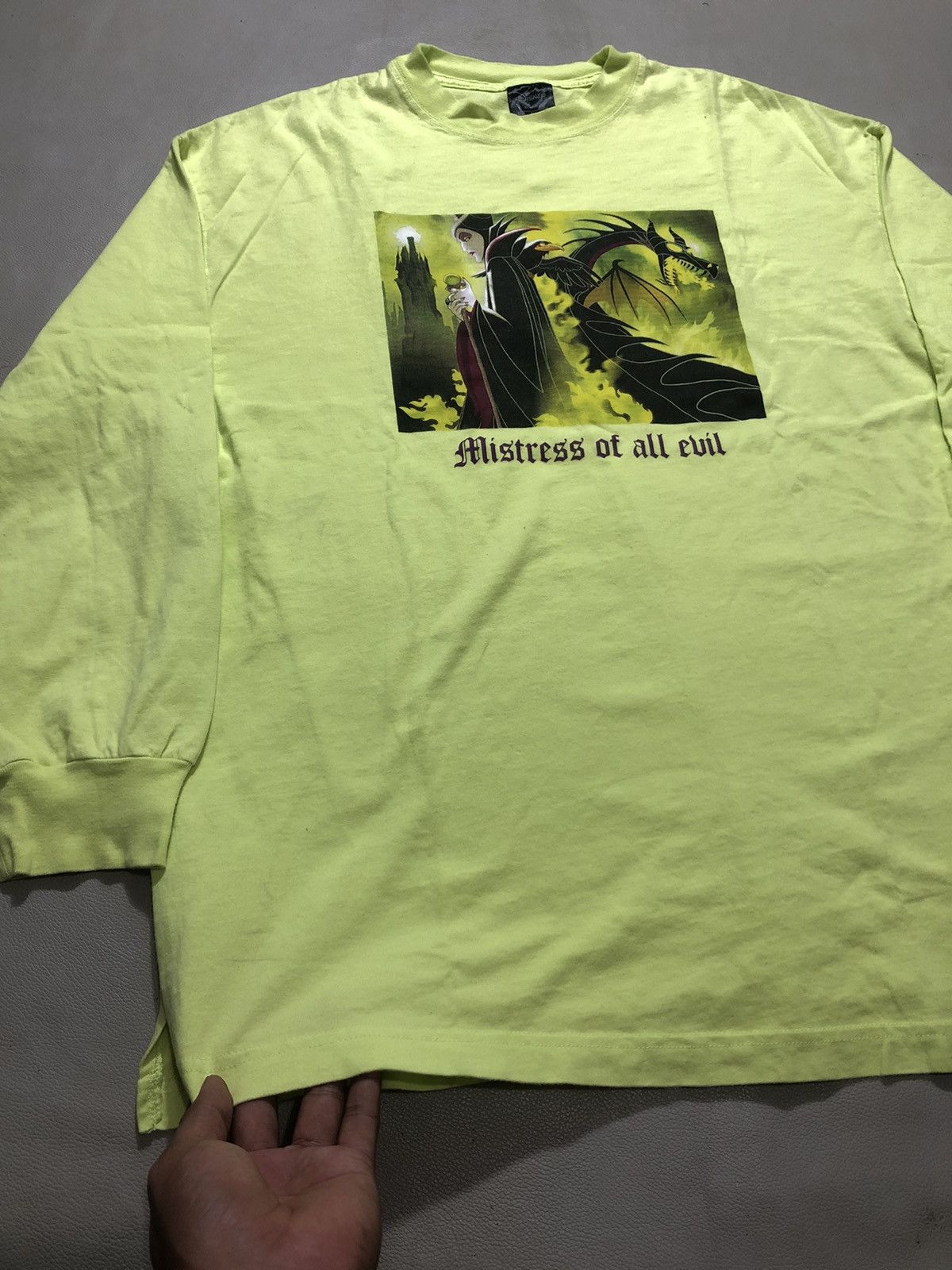 Hysteric Glamour × If Six Was Nine × KMRii Japanese Gothic Mistress Of All Evil Cartoon LongSleeve Tee Size US XL / EU 56 / 4 - 2 Thumbnail