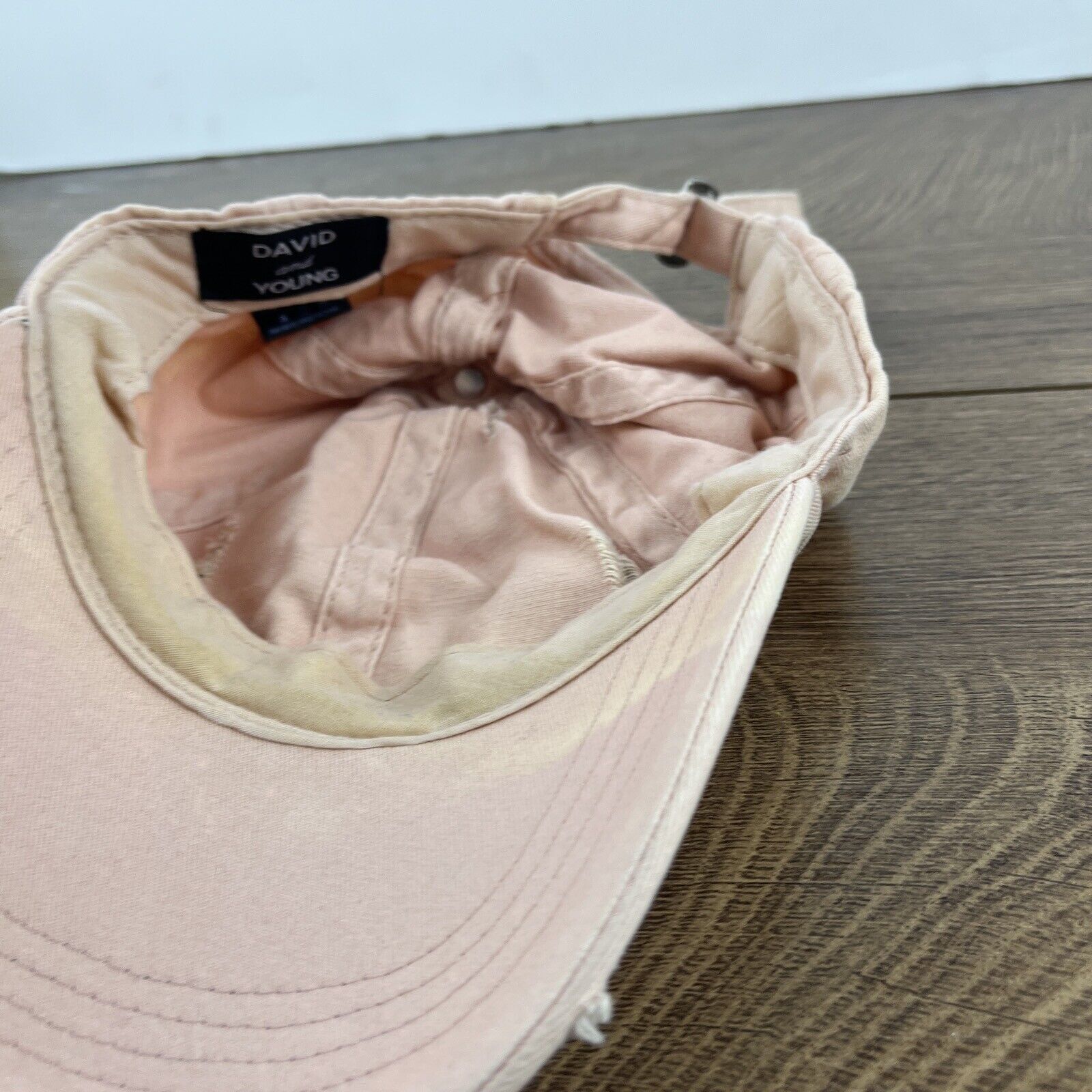 Other Faded Peach Hat Pink Hat Adjustable Adult Size Hat Cap Size ONE SIZE - 12 Thumbnail