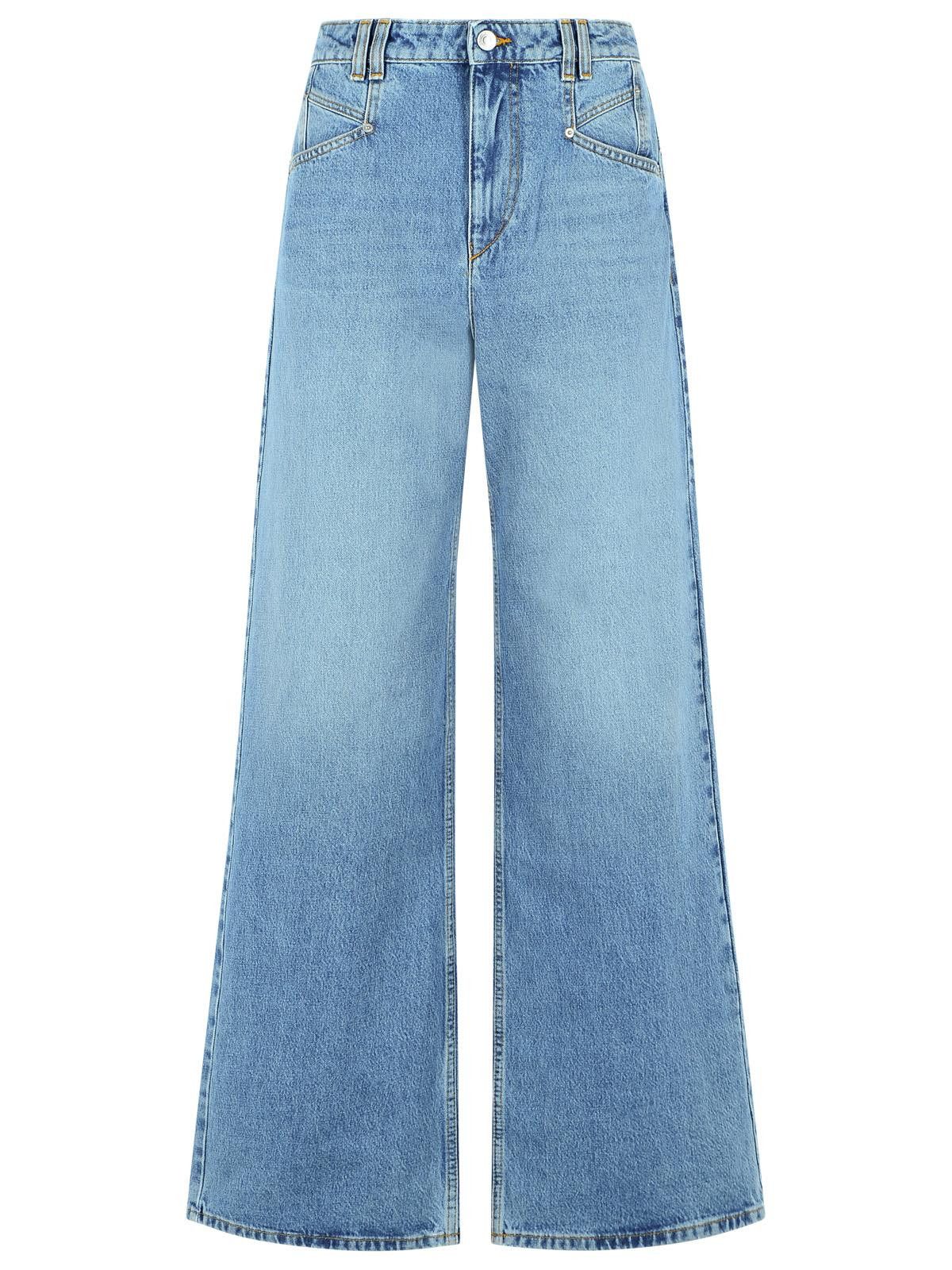 Isabel Marant ISABEL MARANT 'Lemony' Light Blue Cotton Jeans Size 30" / US 8 / IT 44 - 1 Thumbnail