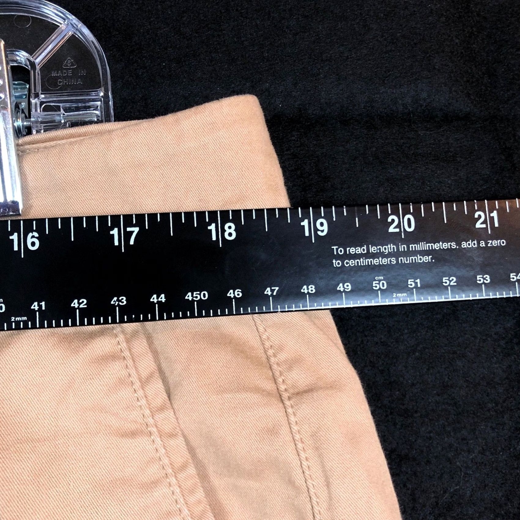 UNTUCKit UNTUCKit Mens Pants Tan Relaxed Fit Pima Cotton Blend Stretch 36x30 Chino Regular Inseam 29 Straight Front Pocket Slashes Casual Workwear Mens Size US 36 / EU 52 - 5 Thumbnail