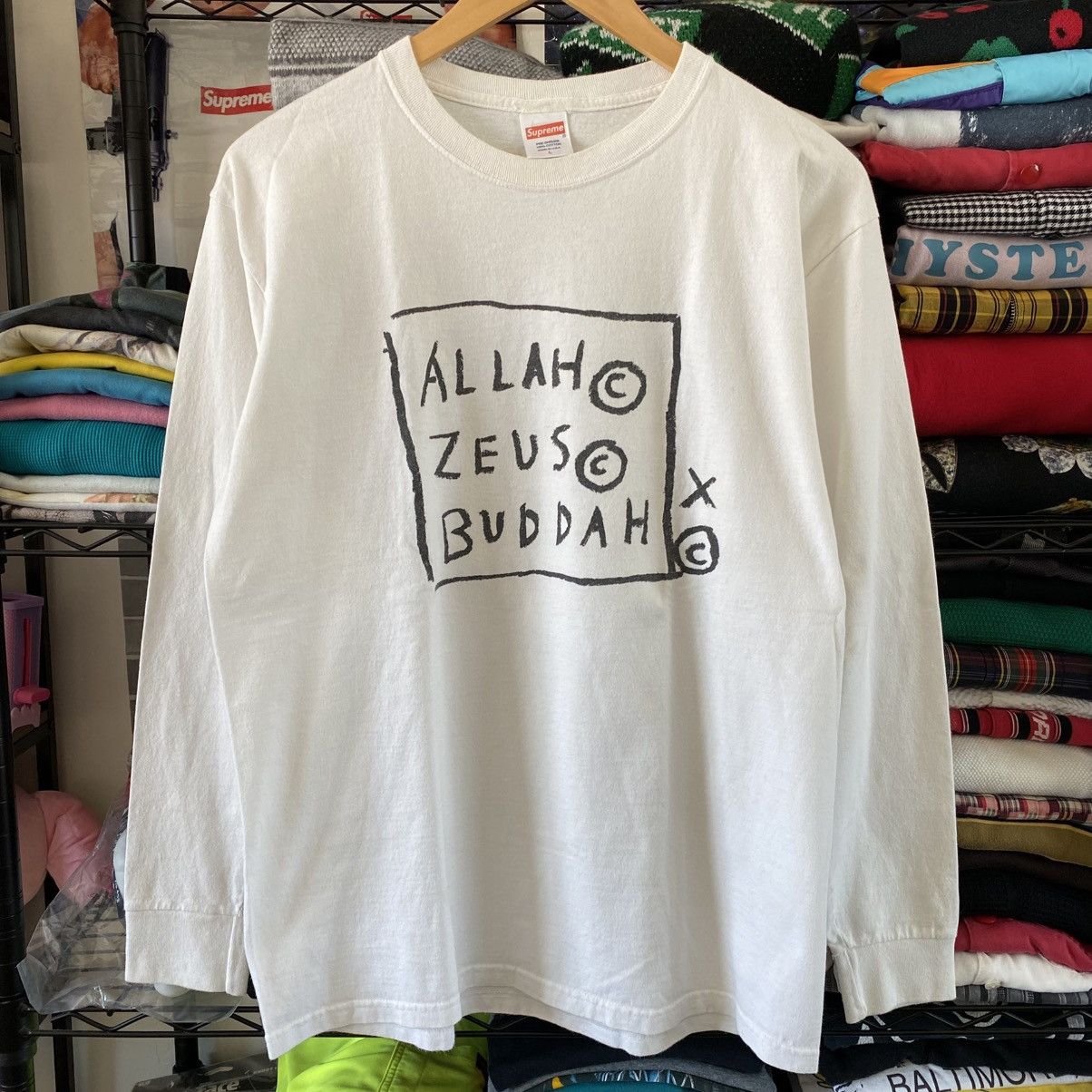 Jean-Michel Basquiat × Supreme Supreme Michel Jean Basquiat T-Shirt Allah Zeus Buddah 2013 Size US L / EU 52-54 / 3 - 1 Thumbnail