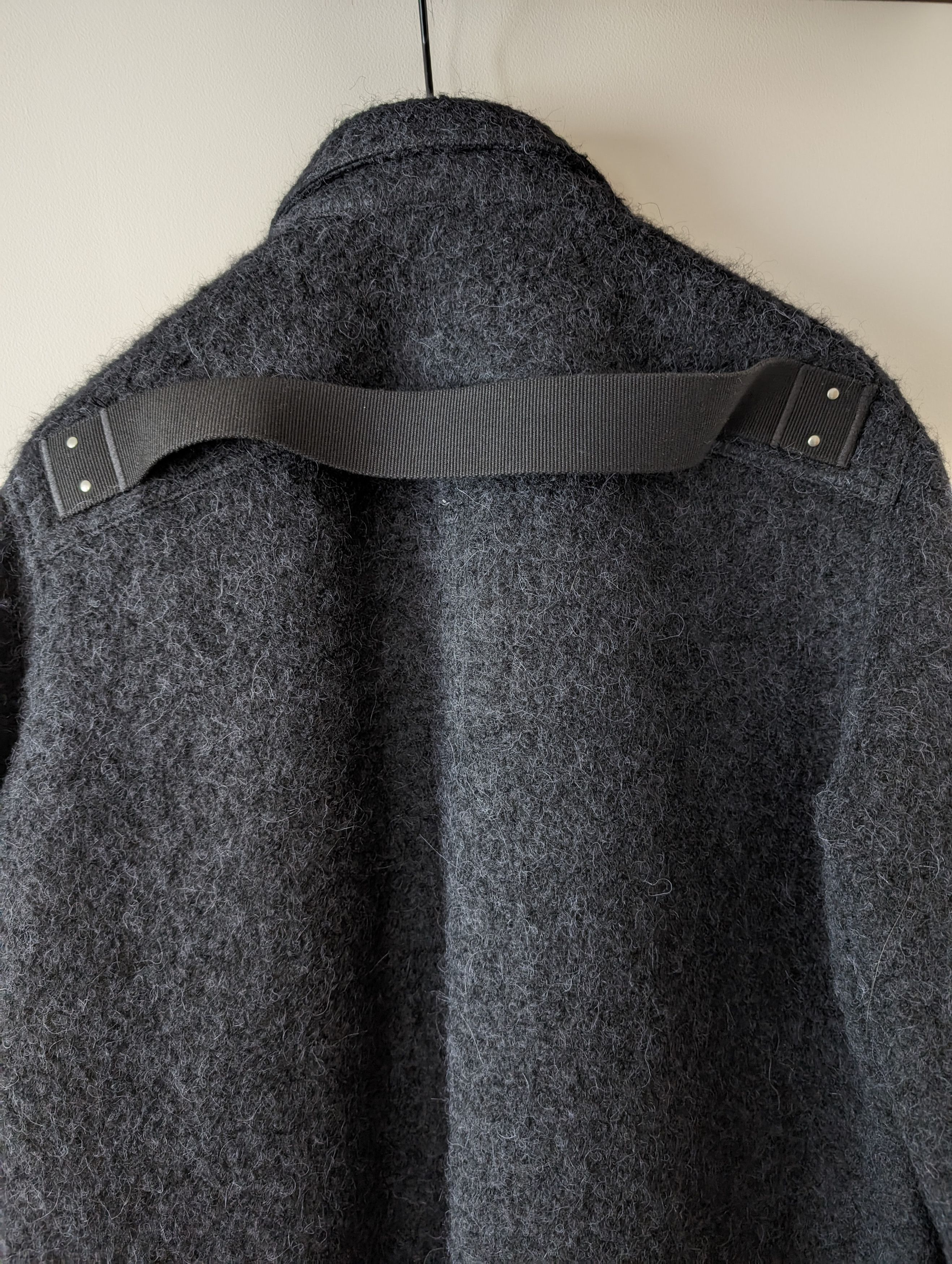 Rick Owens FW21 Alpaca/Mohair Outershirt Size US M / EU 48-50 / 2 - 6 Thumbnail