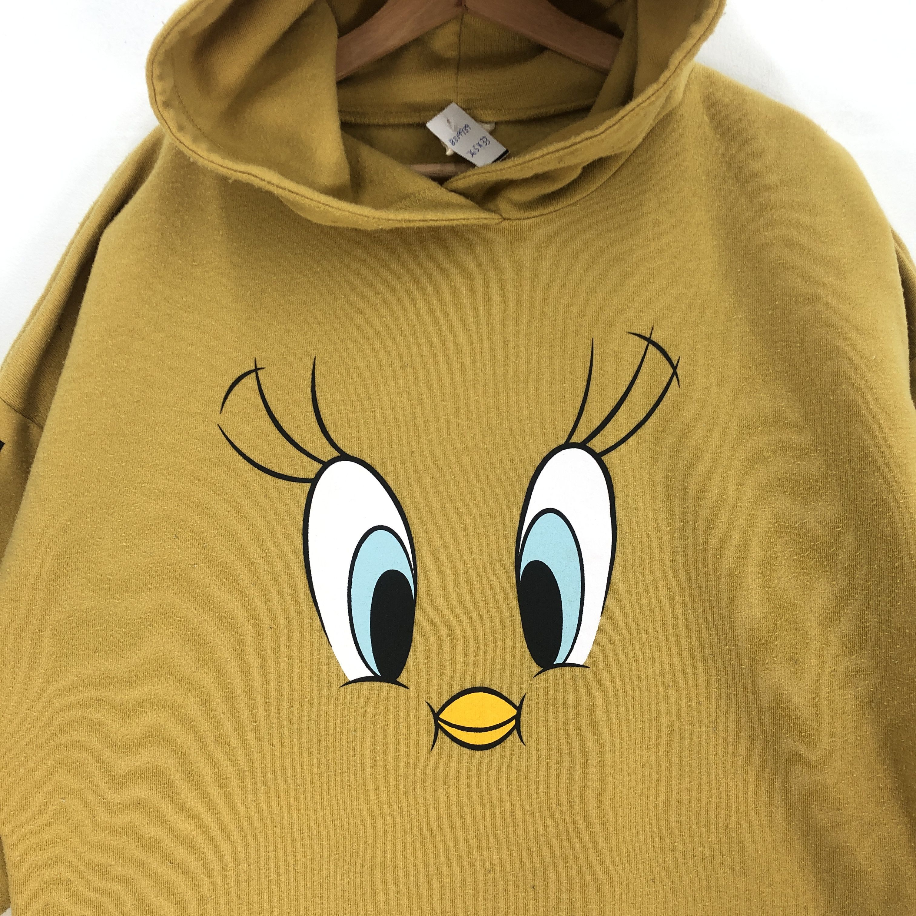 Cartoon Network × Vintage × Warner Bros Tweety Bird Sweatshirt Hooded Warner Bros Cartoon Sweater Size US XL / EU 56 / 4 - 3 Thumbnail