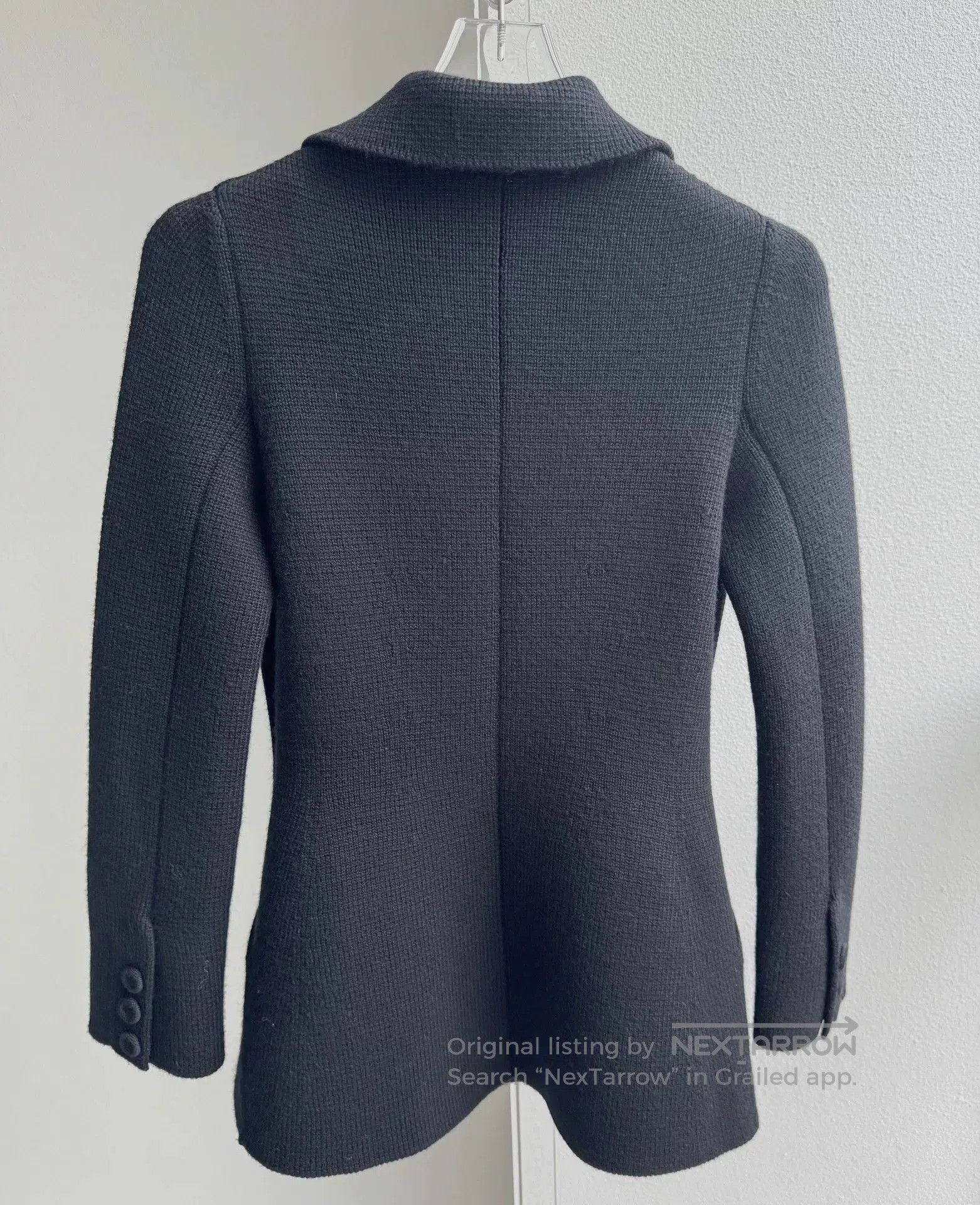 Dior Dior Classic Wool Knit Double-Breasted Blazer. Size XXS / US 00 / IT 34 - 3 Thumbnail