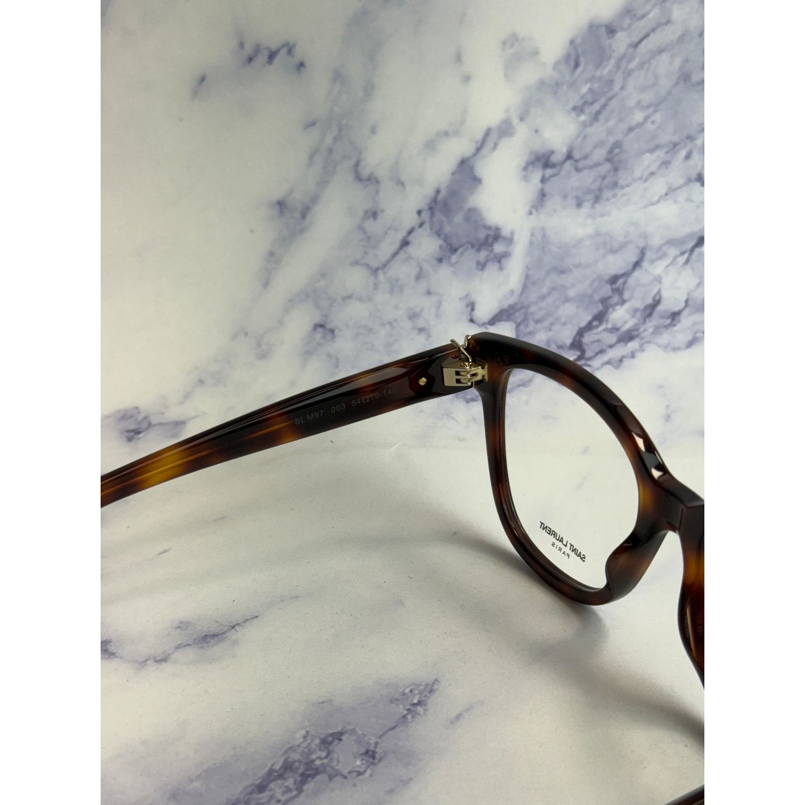 Saint Laurent Paris NEW Saint Laurent SLM97 Brown Oversized Eyeglasses Frames Size ONE SIZE - 8 Thumbnail