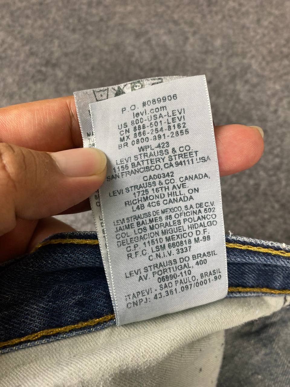 Levi's vintage levis 514 straight fit distressed denim Size US 39 - 15 Thumbnail