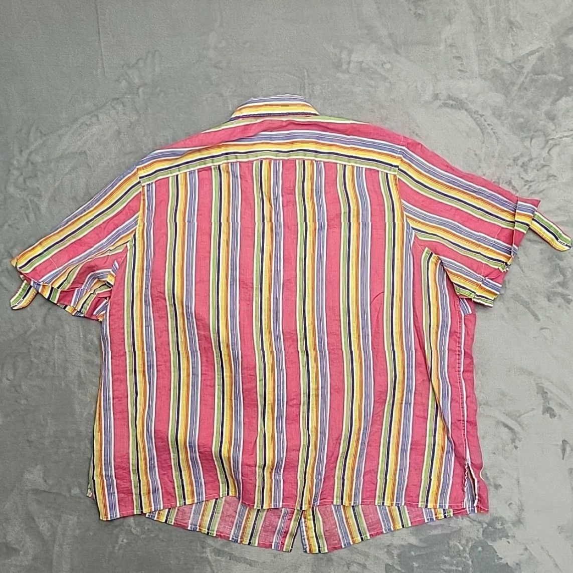 Ralph Lauren Lauren Ralph Lauren Shirt Womens 2X Multicolor Striped Casual Shirt Womens 2X Multicolor Striped Summer Comfort Casual Size XXL / US 16-18 / IT 52-54 - 5 Thumbnail