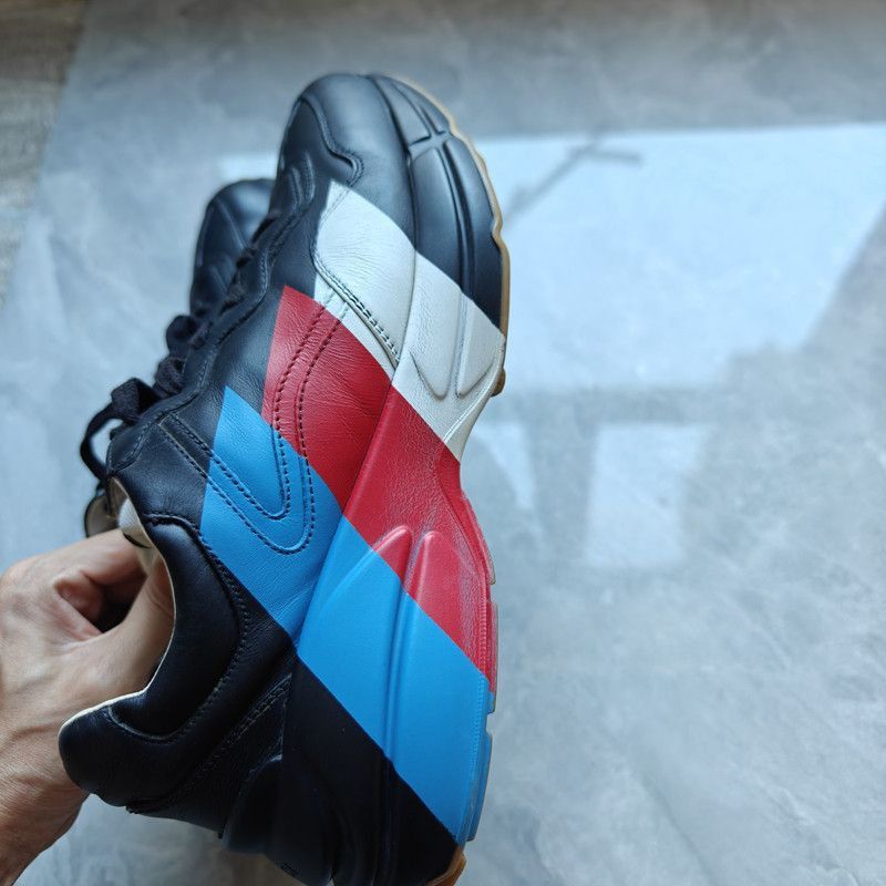 Gucci Gucci Rhyton Leather Low-Top Dad Sneakers - Size US 8.5 / EU 41-42 - 7 Thumbnail