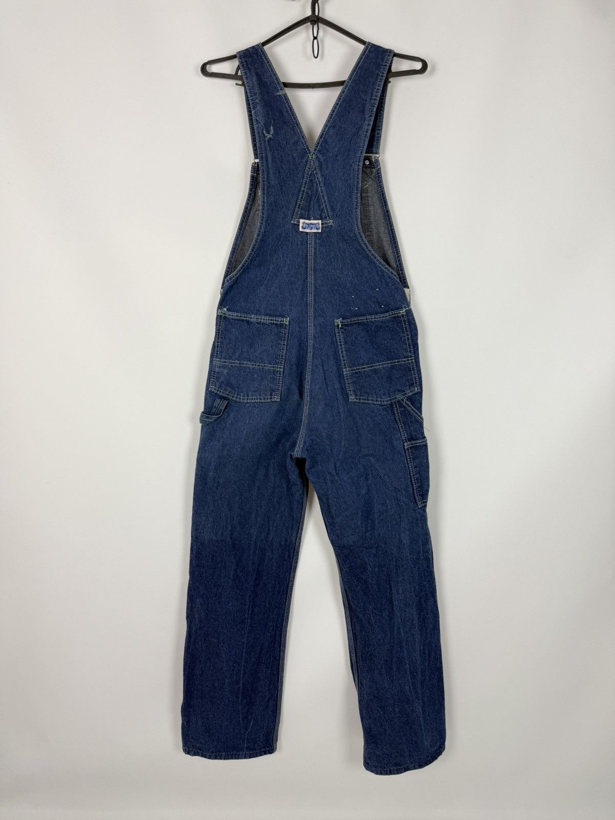 Vintage 1980ʼs Vintage Big Smith Blue Denim Bib Overalls 30X30 Size US 30 / EU 46 - 5 Thumbnail