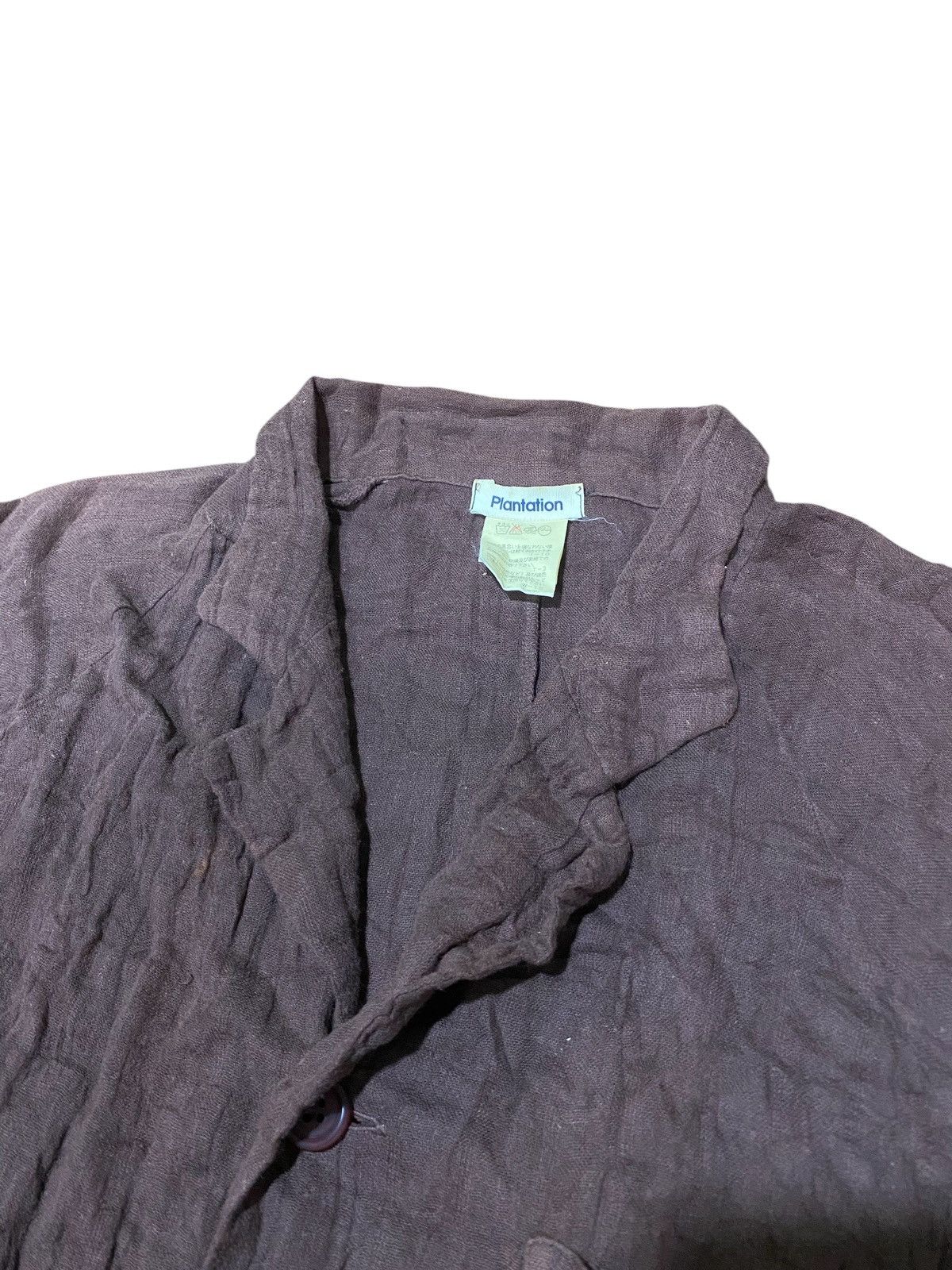 Issey Miyake × Japanese Brand × Vintage Vintage Plantation Issey Miyake Distress Jacket Size US M / EU 48-50 / 2 - 2 Thumbnail
