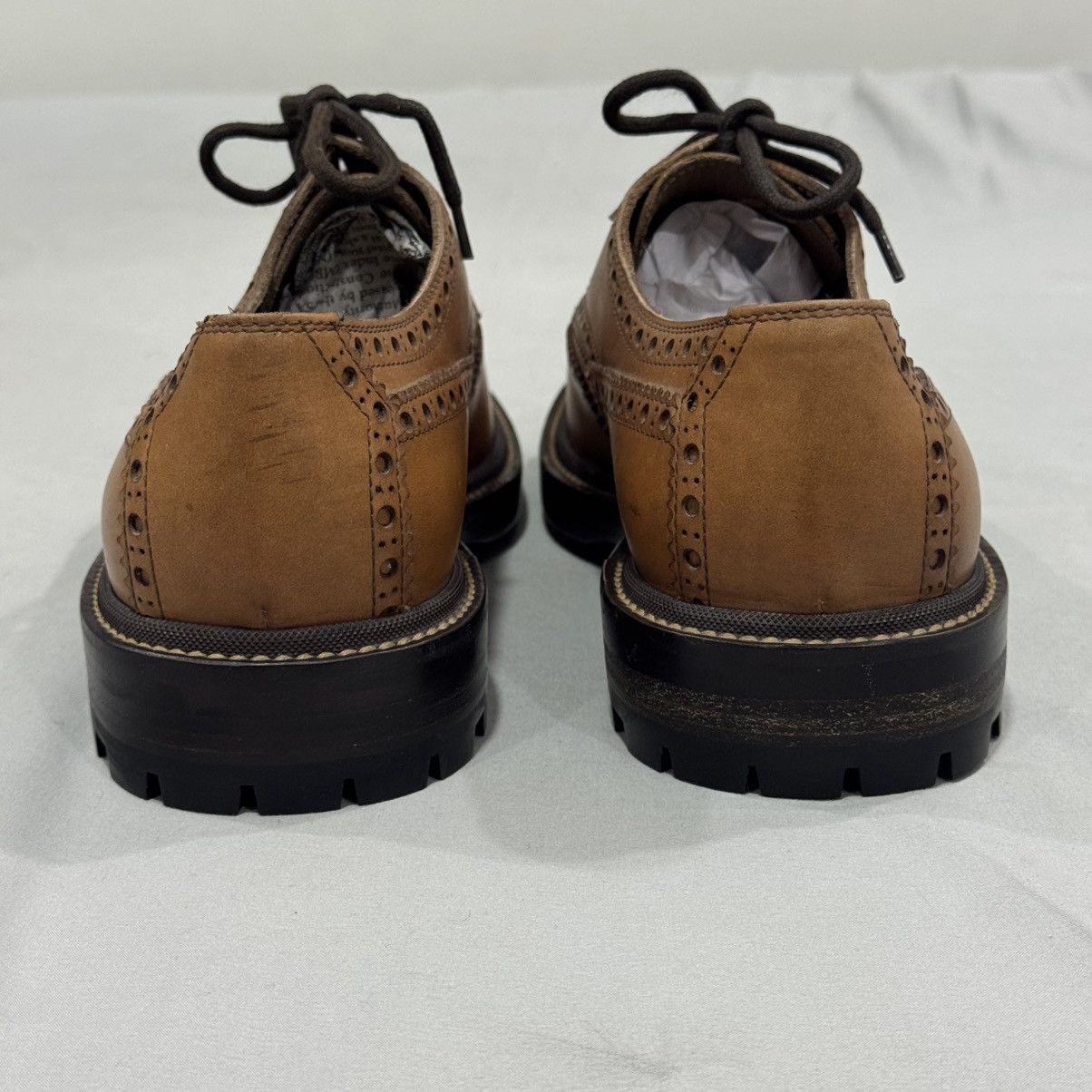 Brunello Cucinelli Brunello Cucinelli Wingtip Brogue Leather Shoes – Brown 🔥 Size US 10.5 / EU 43-44 - 8 Thumbnail
