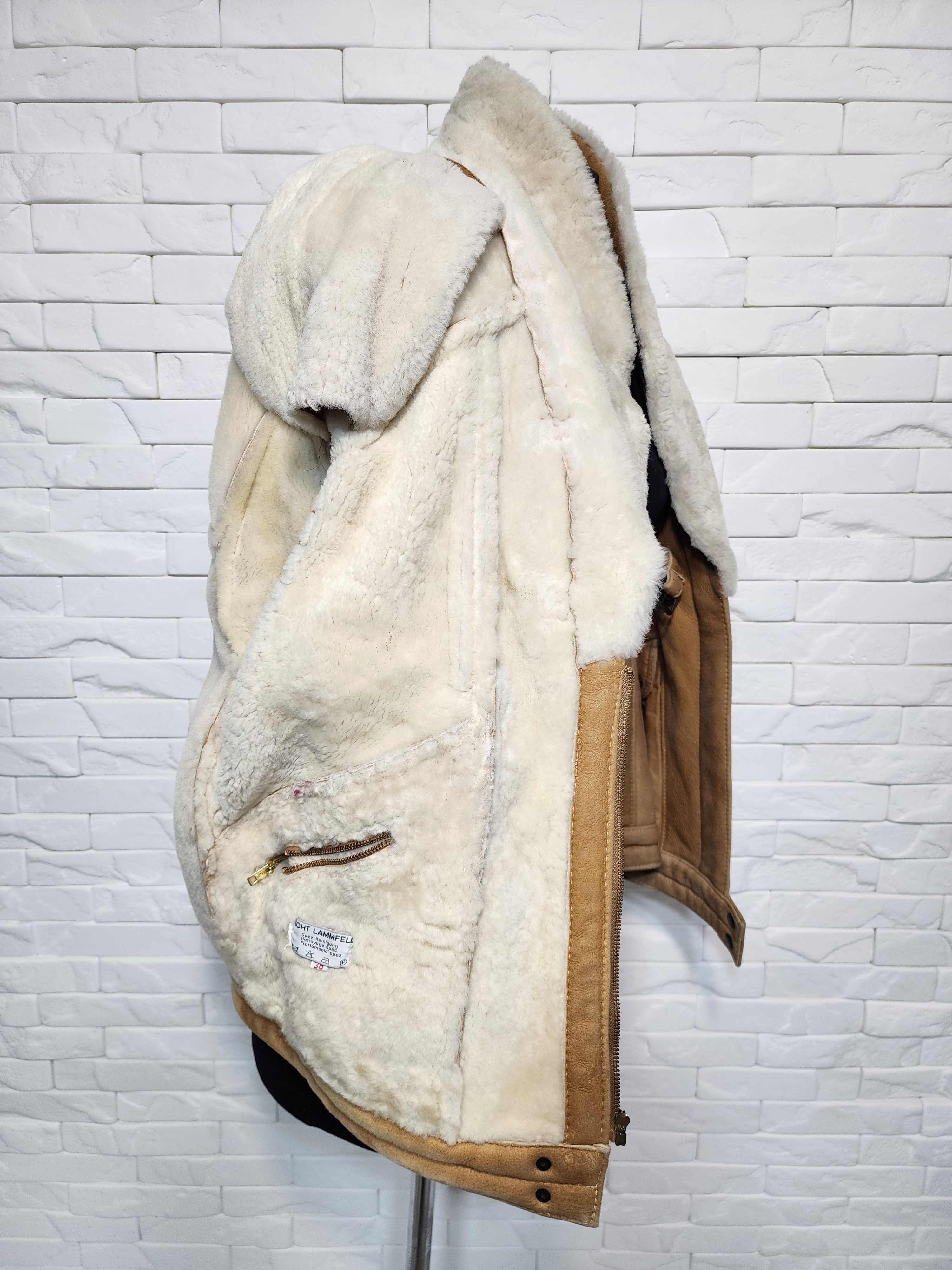 Uniqlo Brown Women's Sheepskin Jacket: Size XL / US 12-14 / IT 48-50 - 9 Thumbnail