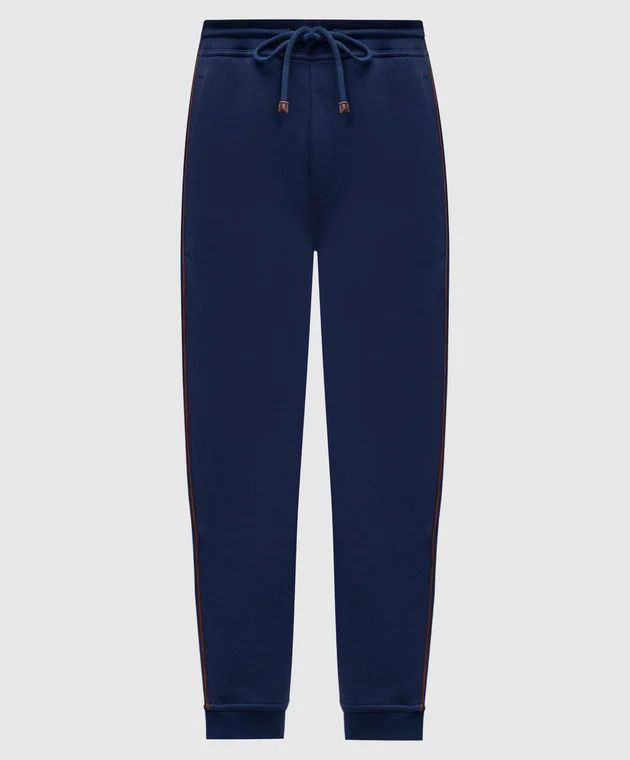 Brunello Cucinelli o1y0526 Jogger & Sweatpant in Blue Size US 32 / EU 48 - 1 Thumbnail