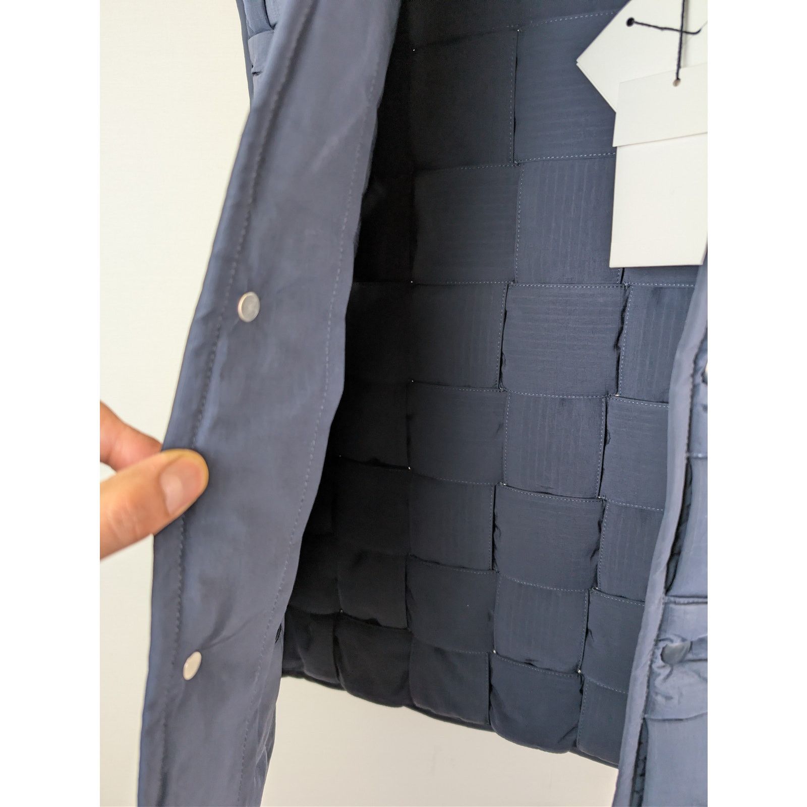 Bottega Veneta o1rshd1 Tech Rip-Stop Nylon Gilet Vest in Blue Size US M / EU 48-50 / 2 - 8 Thumbnail