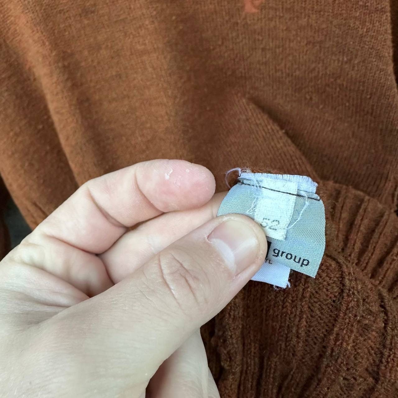 Pierre Cardin Vintage Pierre Cardin Man’s Knit Sweater Orange Sizs L Y2K Size US L / EU 52-54 / 3 - 5 Thumbnail