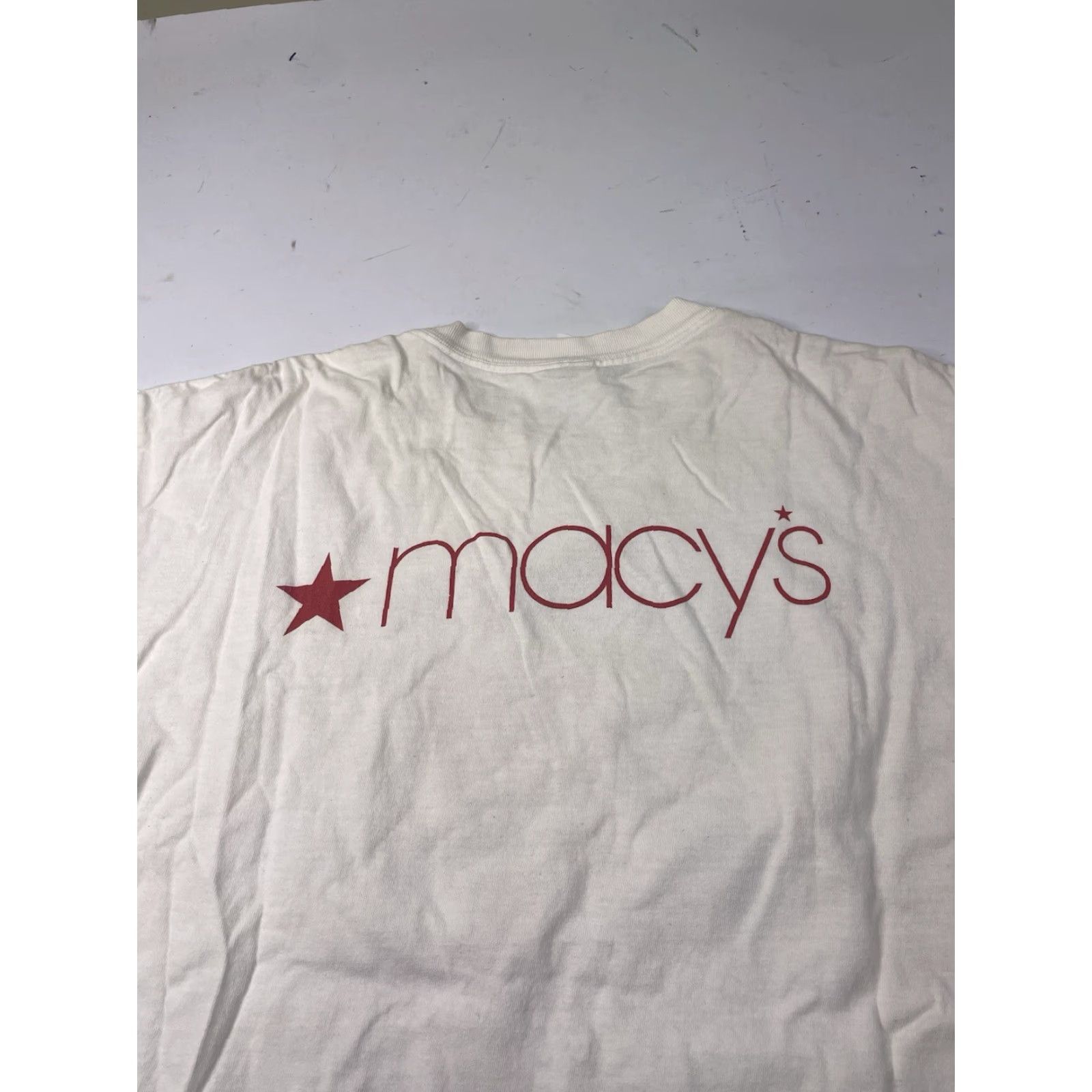 Anvil VINTAGE Macy’s Thanksgiving Parade T-Shirt Mens Large 80th Anniversary Logo Short Sleeve White Cotton 2000s Anvil Mens T-Shirt Size US L / EU 52-54 / 3 - 6 Thumbnail