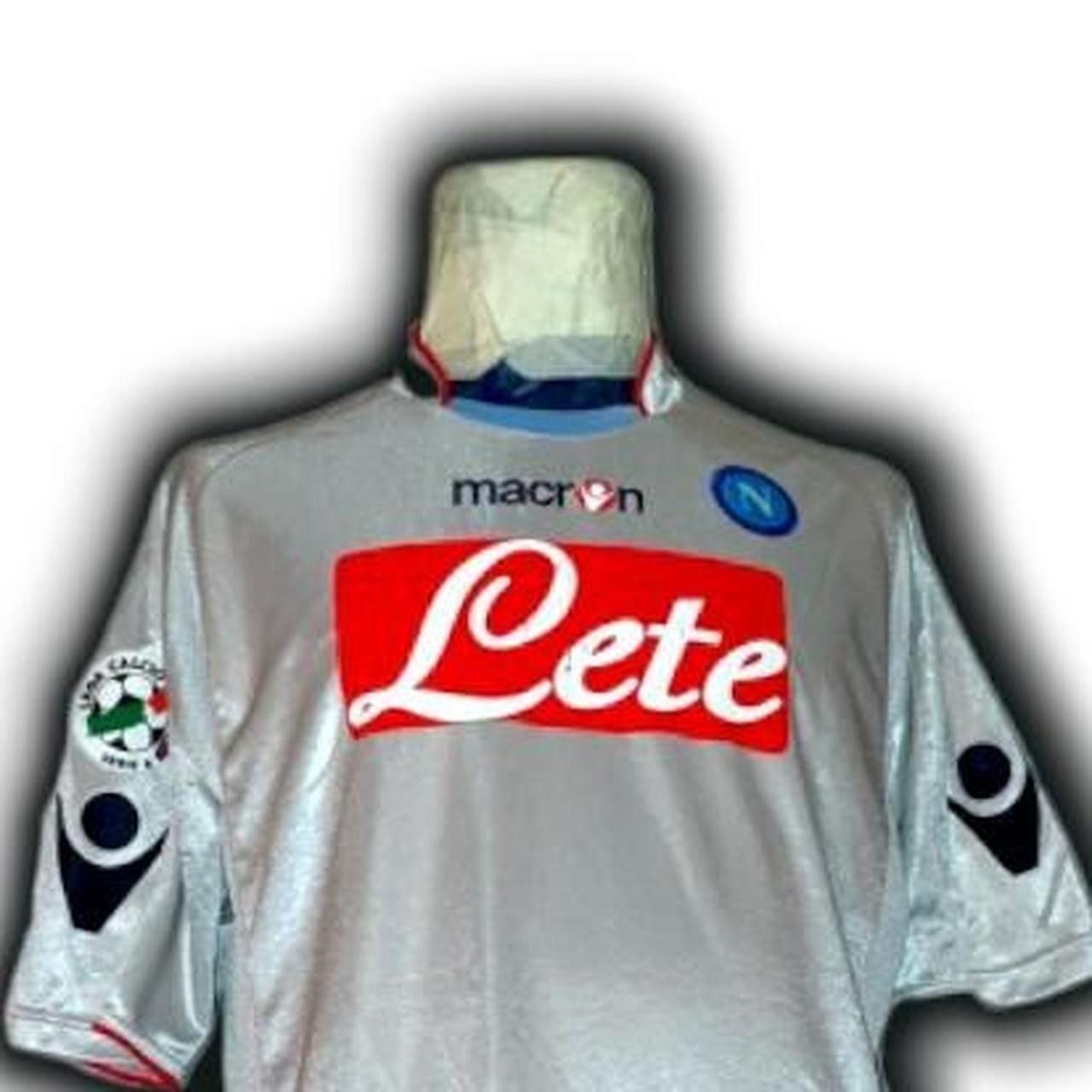 Macron SSC Napoli Italy 2009 2010 Away Shirt Jersey Size US XL / EU 56 / 4 - 1 Thumbnail