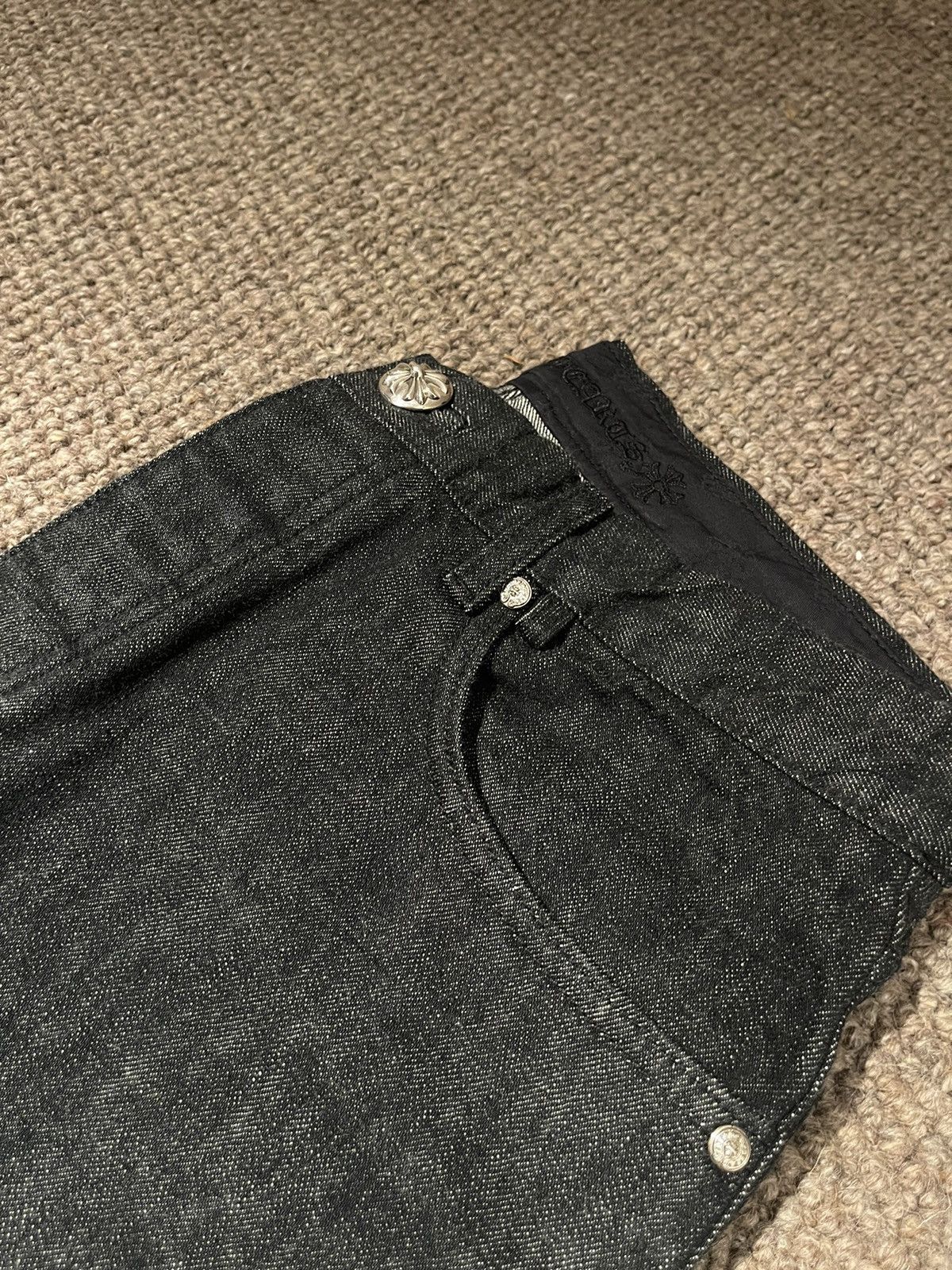 Chrome Hearts Chrome Hearts Exclusive Star Patch Fleur Knees Denim Jeans Size US 32 / EU 48 - 22 Thumbnail