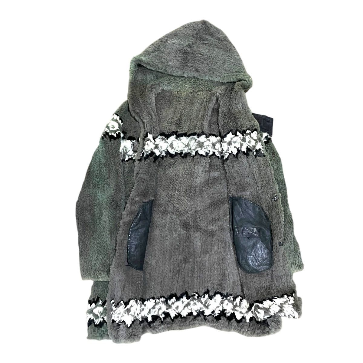 Isamu Katayama Backlash 💰BINDING💰 ISAMU KATAYAMA BACKLASH FUR RABBIT DUFFLE JACKET Size US L / EU 52-54 / 3 - 10 Thumbnail