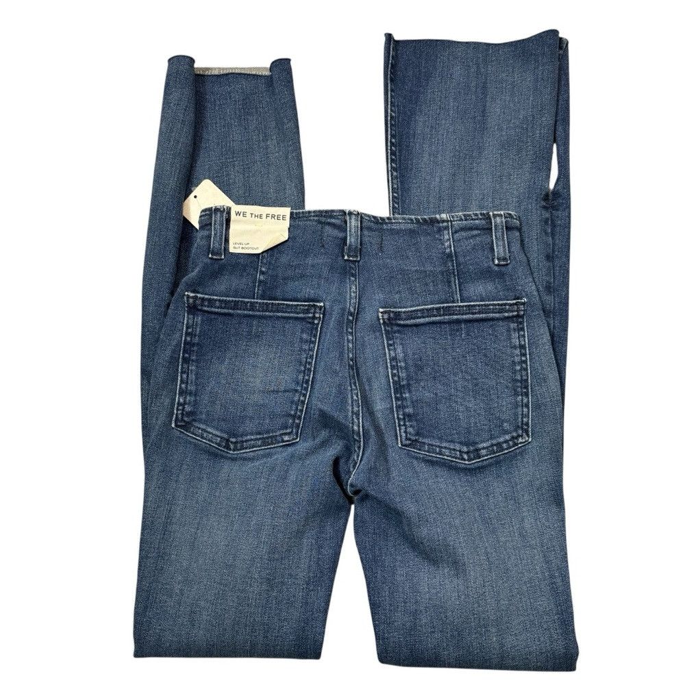 Free People NWT New Free People We The Free Level Up Slit Slim Flare Ni Size 25" / US 0 / IT 36 - 5 Thumbnail