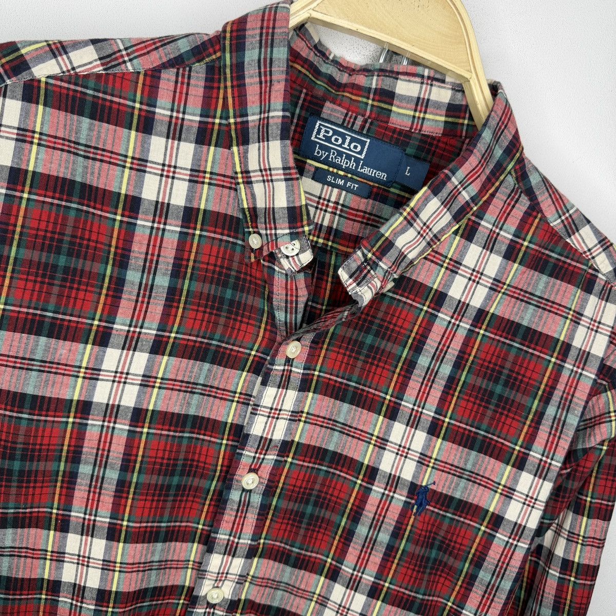 Polo Ralph Lauren 90s Polo Ralph Lauren Vintage Shirt Plaid Button Up Flannel Size US M / EU 48-50 / 2 - 4 Thumbnail