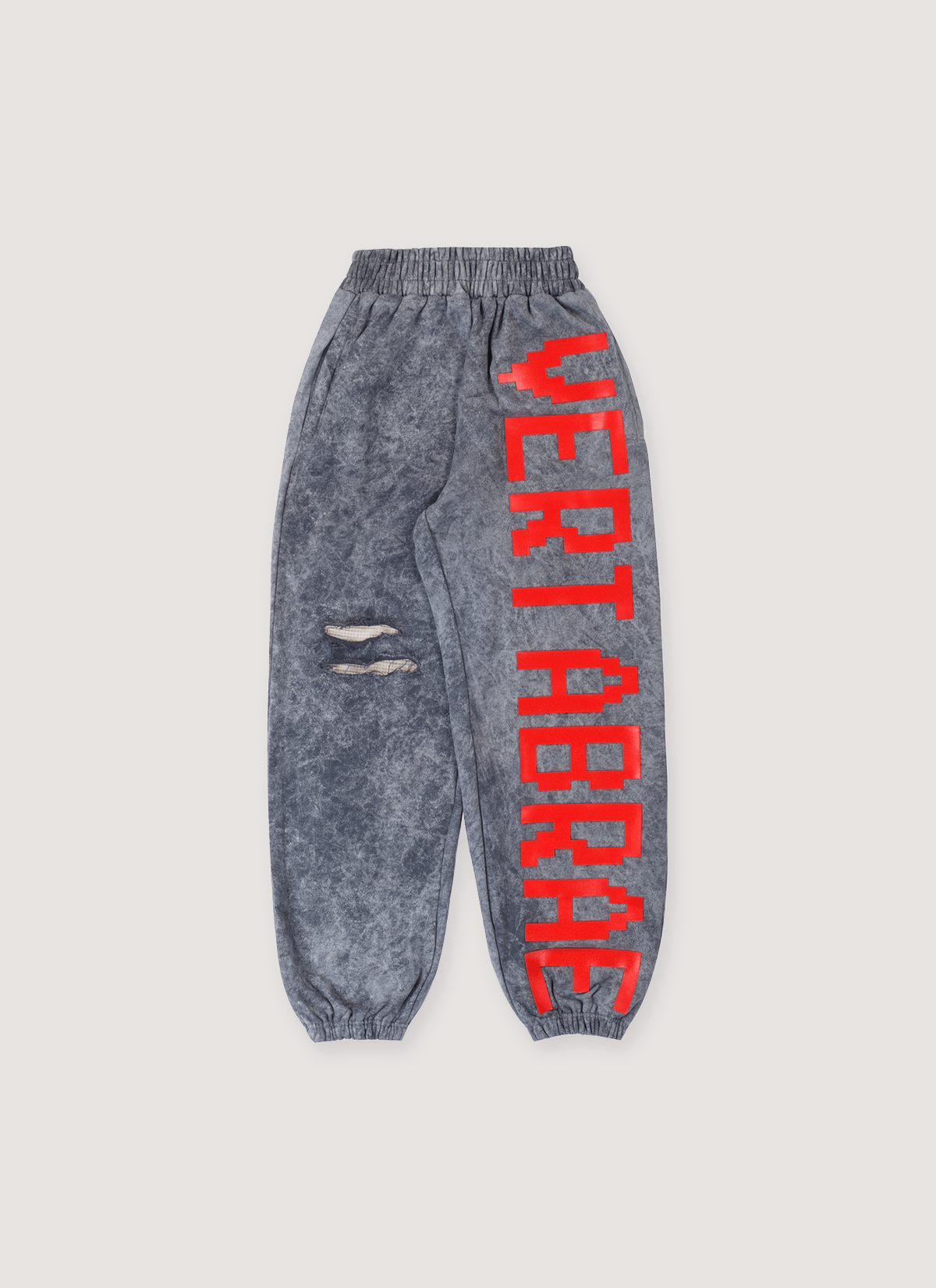 Vertabrae C-1 Sweatpants Washed Grey Red Size US 30 / EU 46 - 1 Thumbnail
