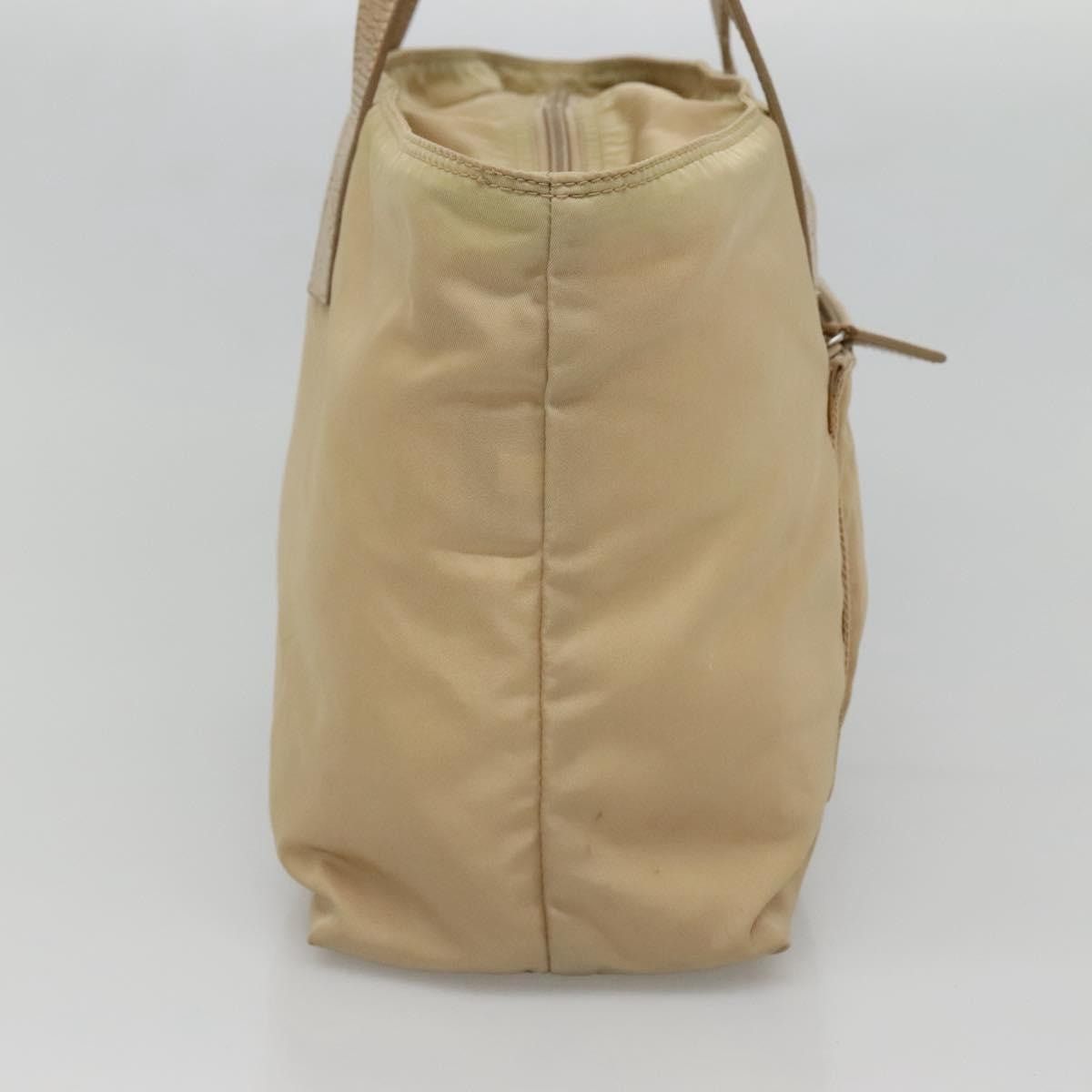 Prada PRADA Tote Bag Nylon Beige Silver Size ONE SIZE - 4 Thumbnail