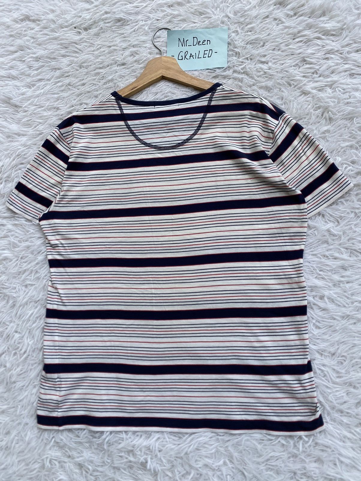 Burberry Rare Vintage Burberry Stripes Tshirt Size US M / EU 48-50 / 2 - 18 Thumbnail