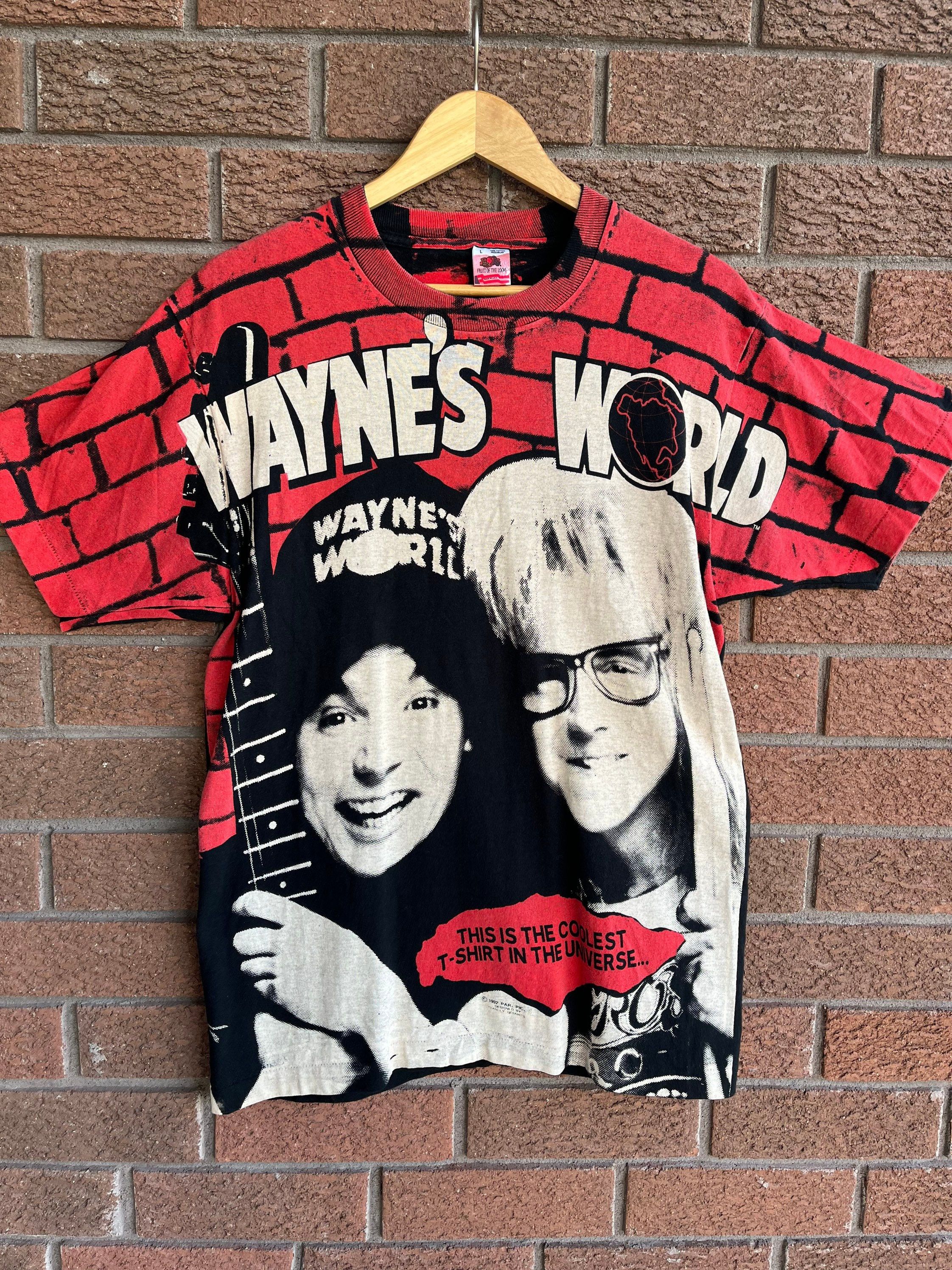Vintage Vintage Wayne’s World 1992 Movie All Over Print T-shirt Size US L / EU 52-54 / 3 - 1 Thumbnail