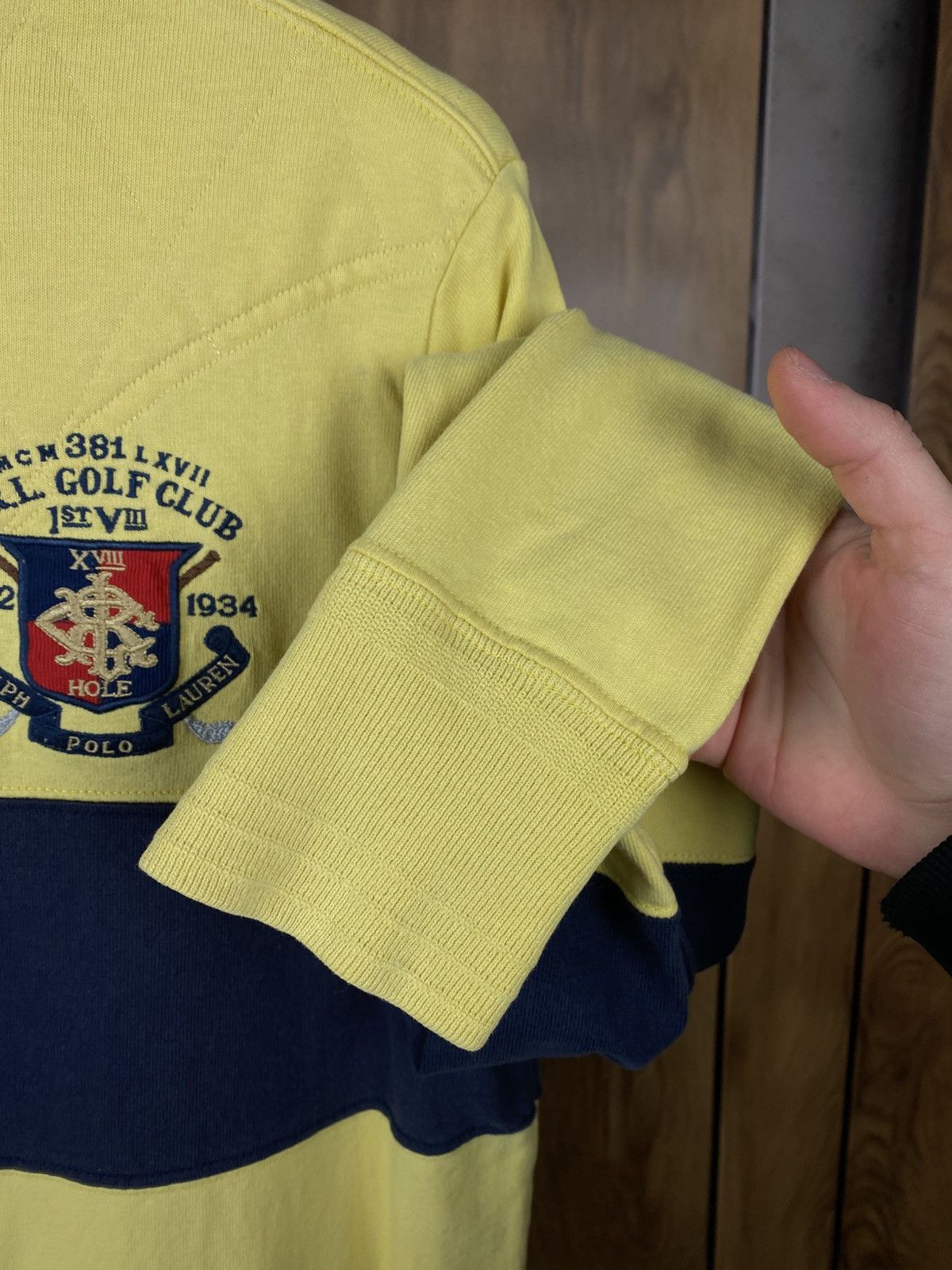 Polo Ralph Lauren 🎠Vintage 90s Sweatshirt Polo Rugby Polo Ralph Lauren Golf🎠 Size US M / EU 48-50 / 2 - 8 Thumbnail