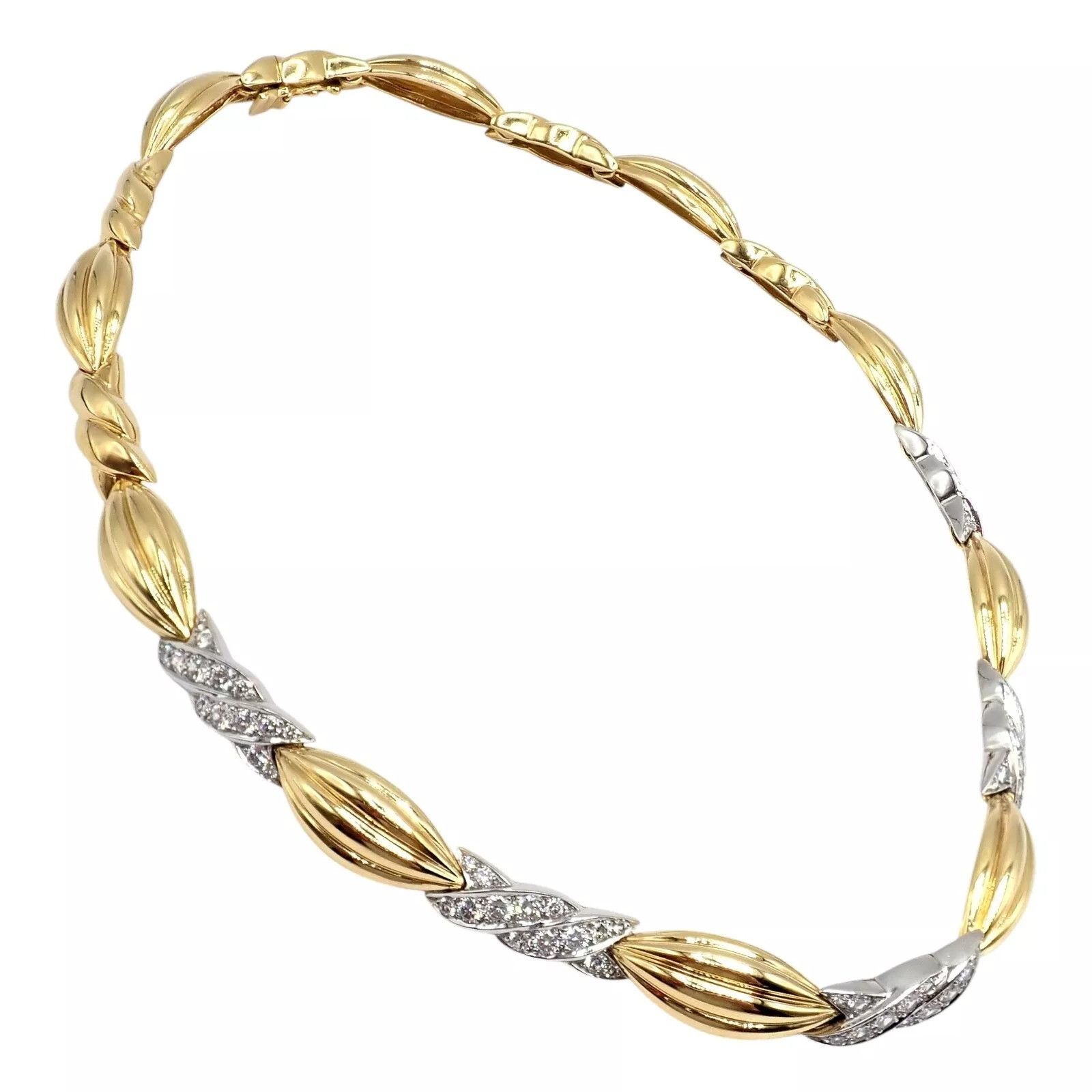 Tiffany & Co. Tiffany & Co 18k Yellow + White Gold Diamond Candy Necklace Size ONE SIZE - 8 Thumbnail