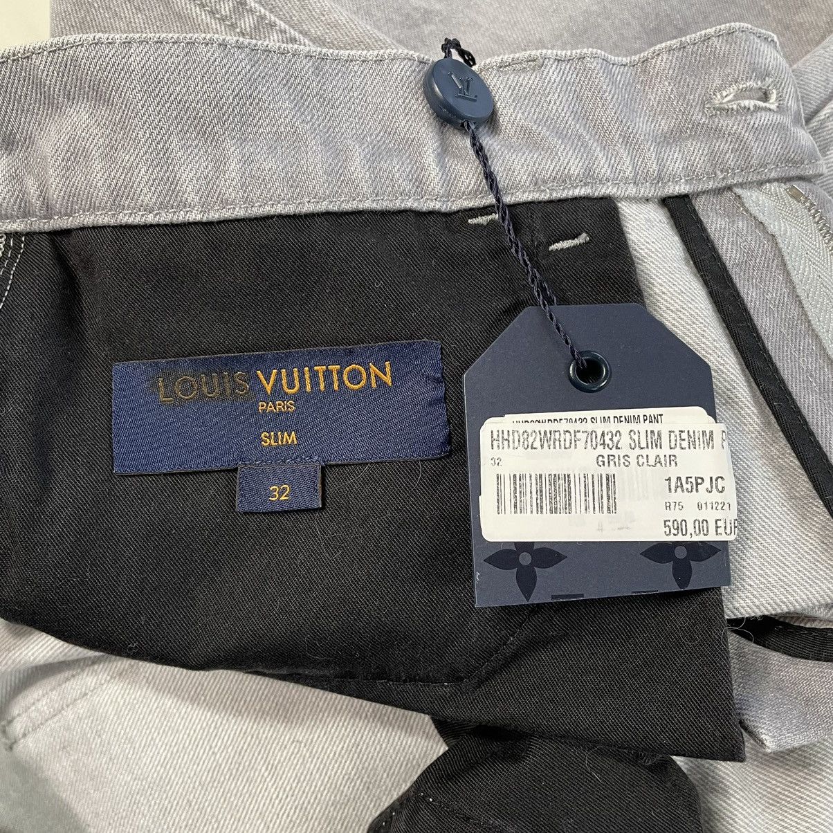 Louis Vuitton Virgil Abloh Era Slim Denim Size US 32 / EU 48 - 4 Thumbnail