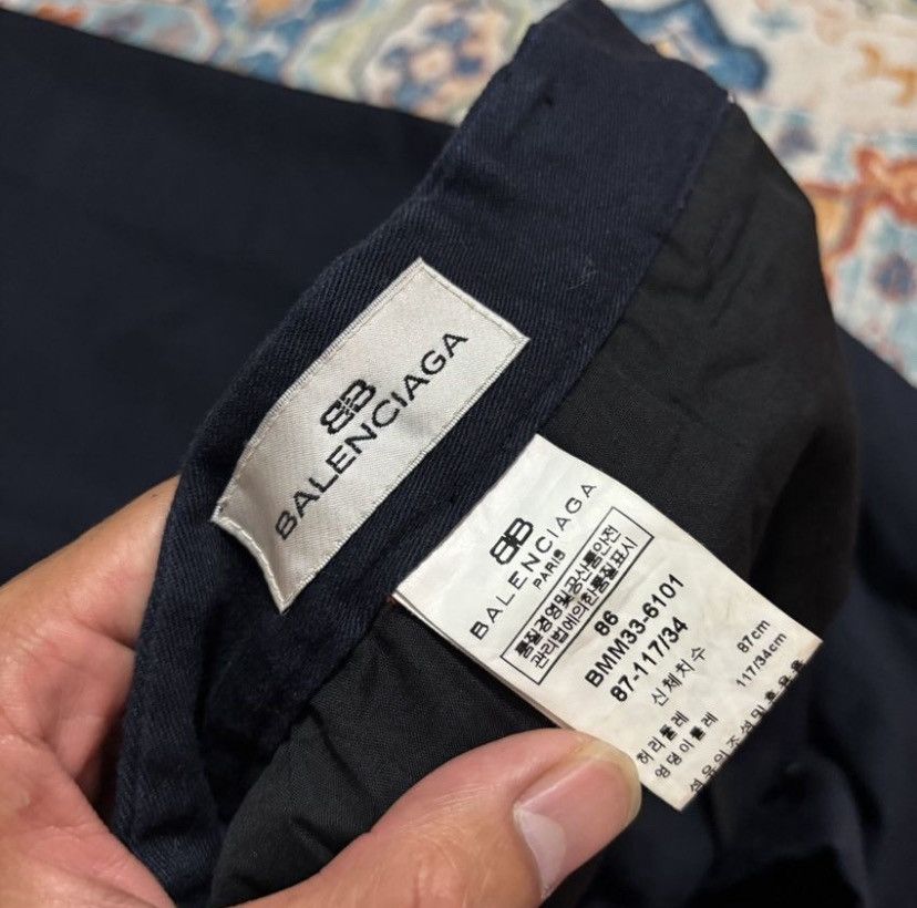 Balenciaga Balenciaga Wide Straight Pleated – Ultra High Rise slack Size US 30 / EU 46 - 9 Thumbnail